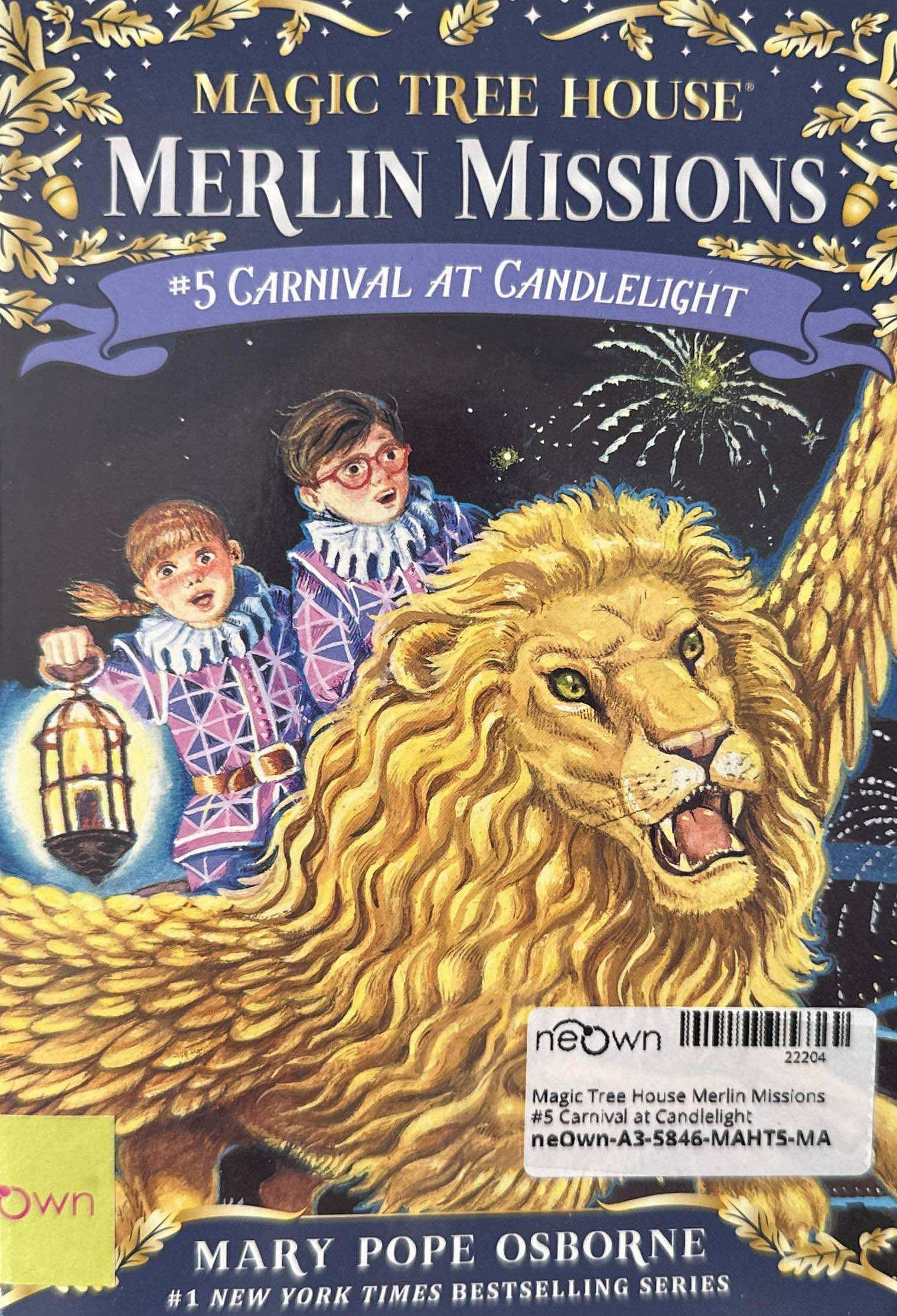 Magic Tree House Merlin Missions #5 Carnival at Candlelight