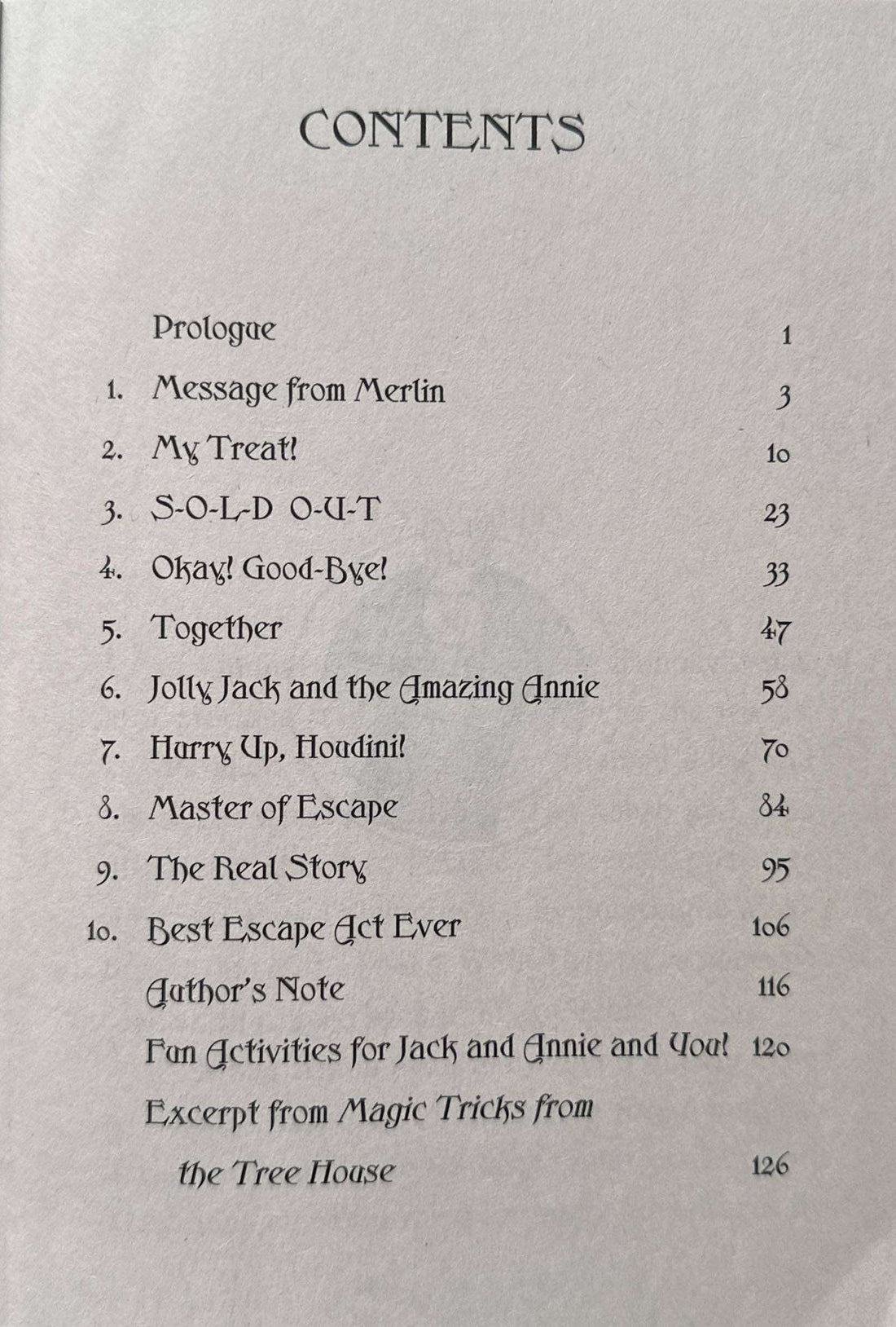 Magic Tree House Merlin Missions #22 Hurry Up, Houdini!