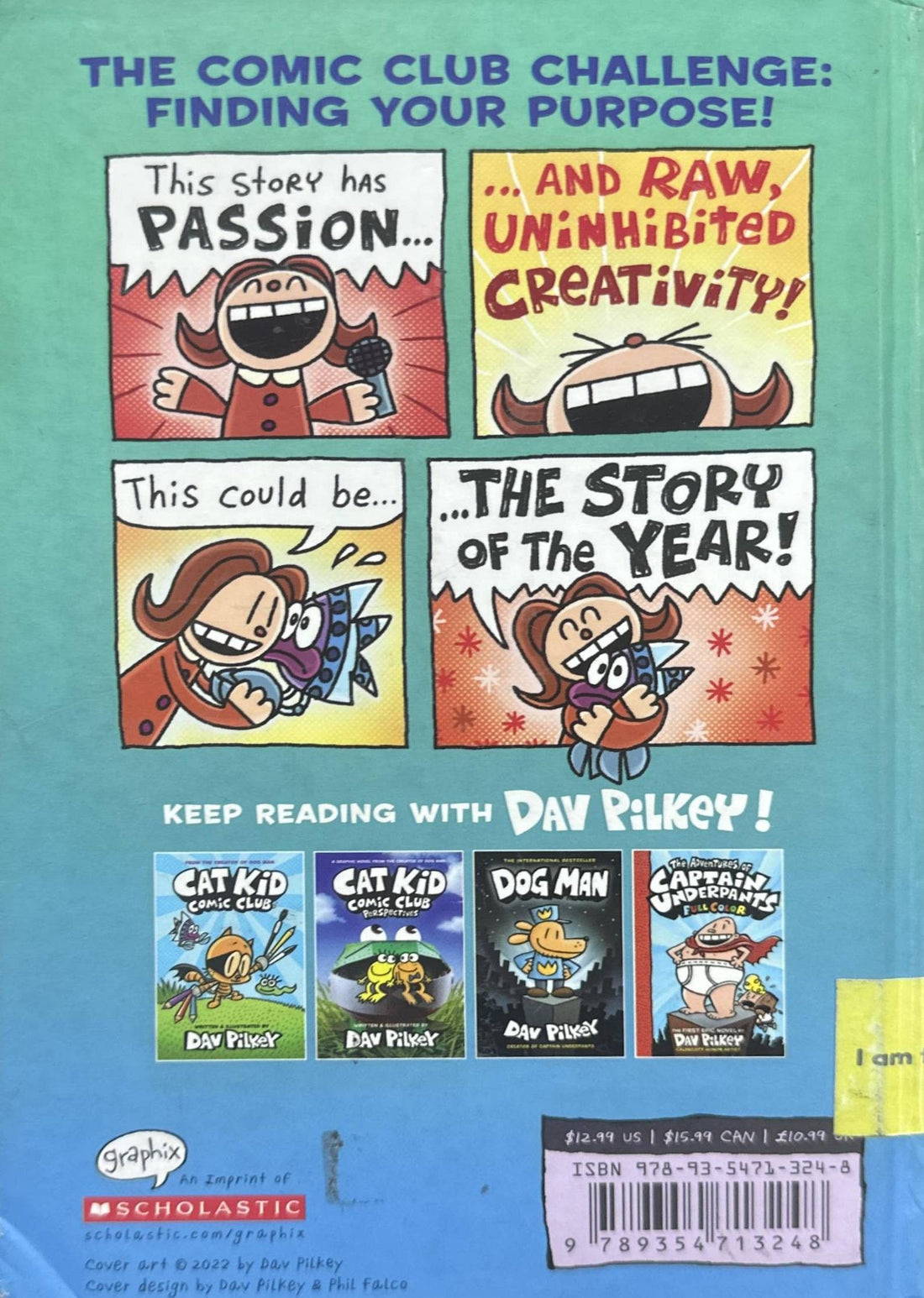 Cat Kid Comic Club #3 On Purpose