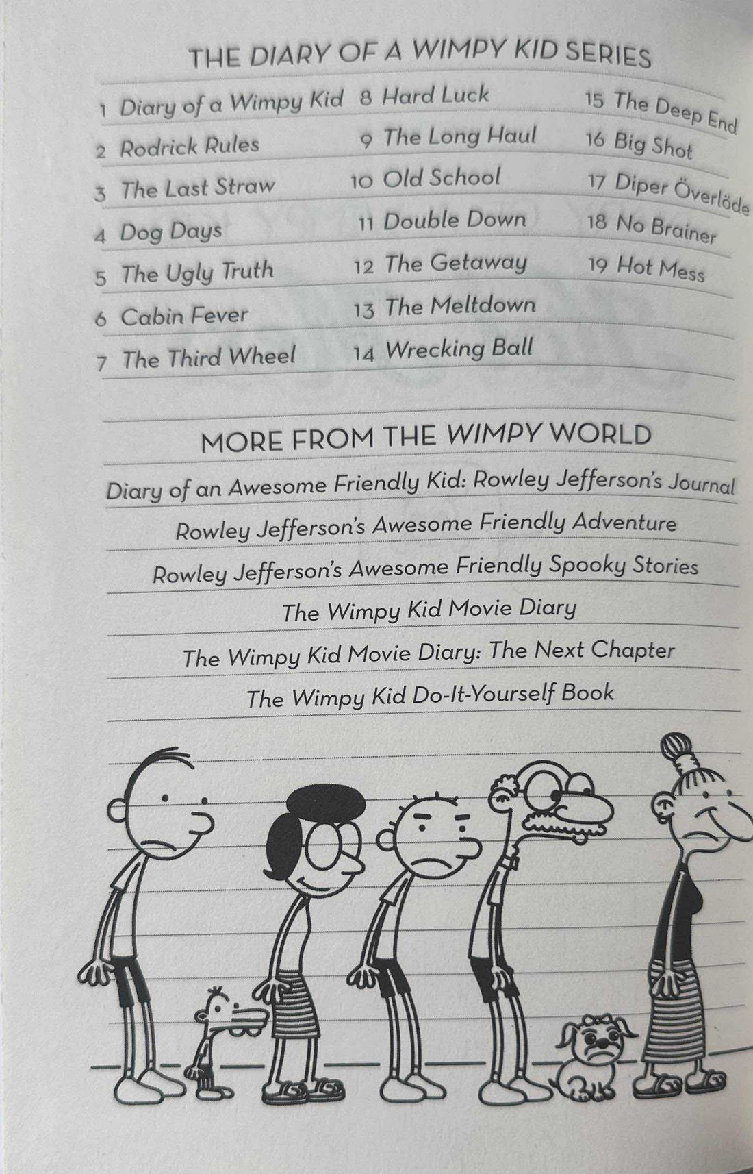 Diary of a Wimpy Kid #19 Hot Mess