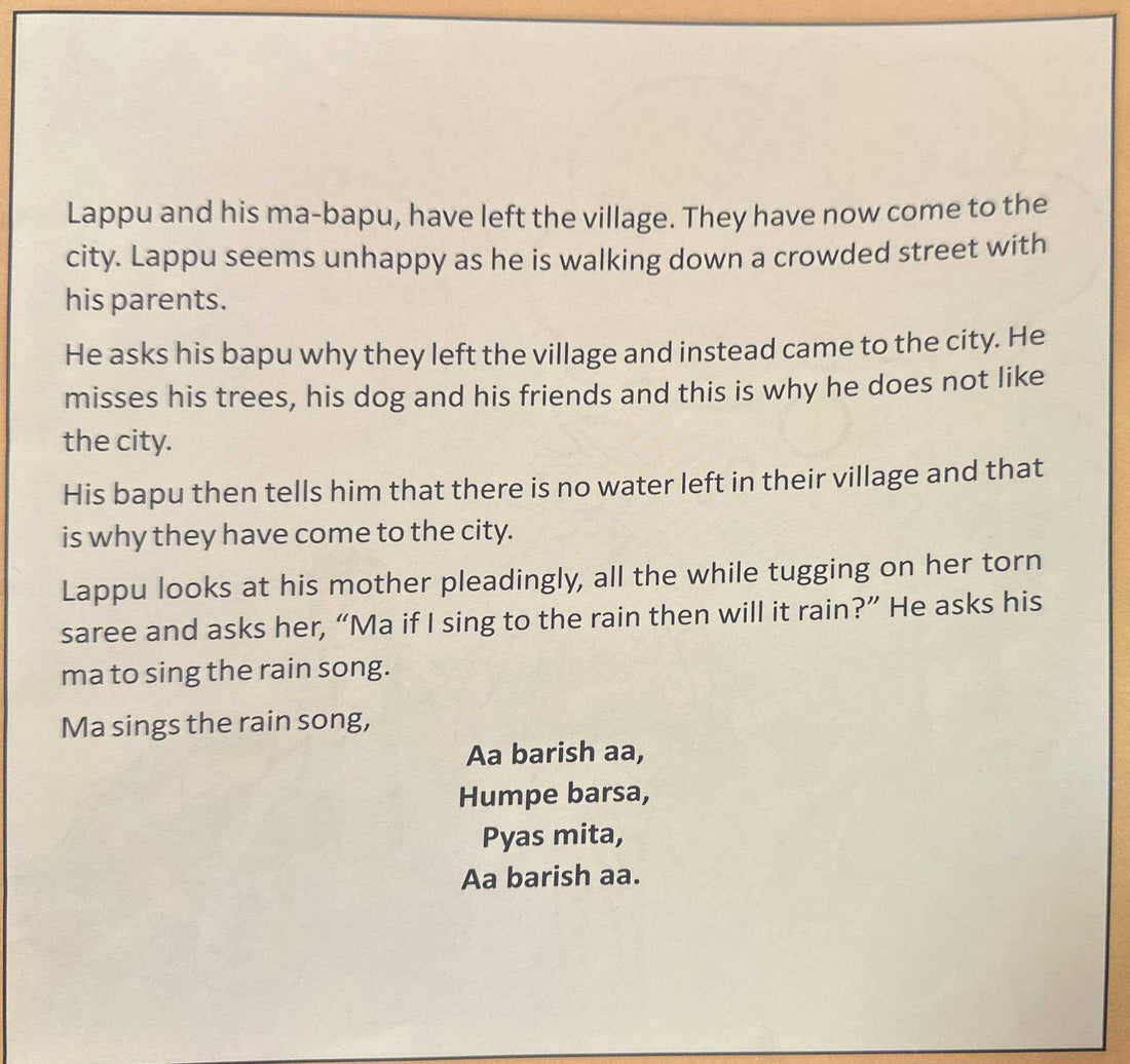 Lappu and the Magic of Paani... A Story About Saving Water