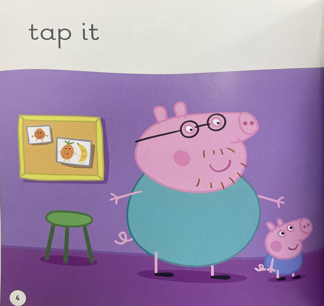 Learn with Peppa Pig Level 1, Book 2 Sad and Tip a Pan