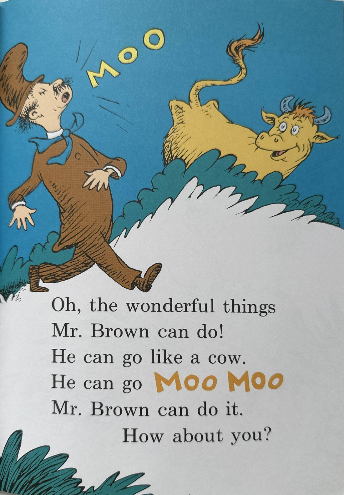Dr. Seuss' Blue Back Books: Mr. Brown Can Moo! Can You?