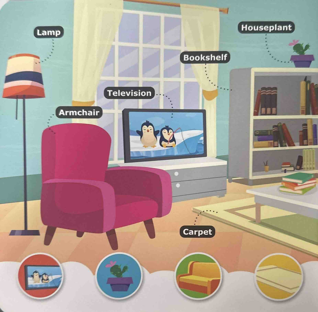 Spot And Learn With Pictures: Things At Home (Spot And Learn With Pictures)