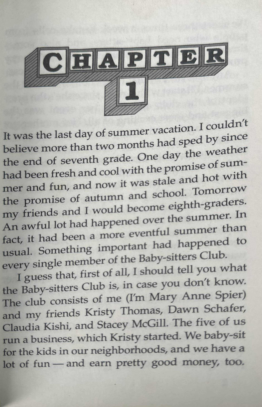 The Baby-Sitters Club #10 Logan Likes Mary Anne