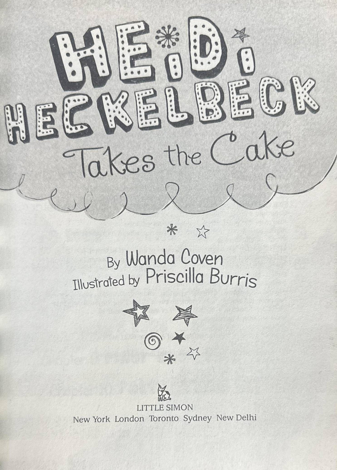 Heidi Heckelbeck #28 Heidi Heckelbeck Takes the Cake