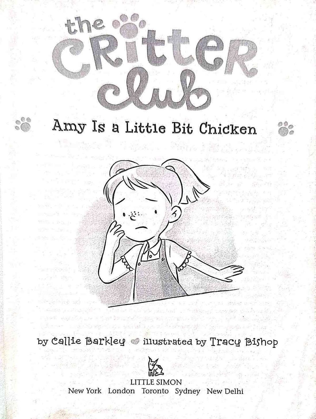 The Critter Club #13 Amy is a Little Bit Chicken