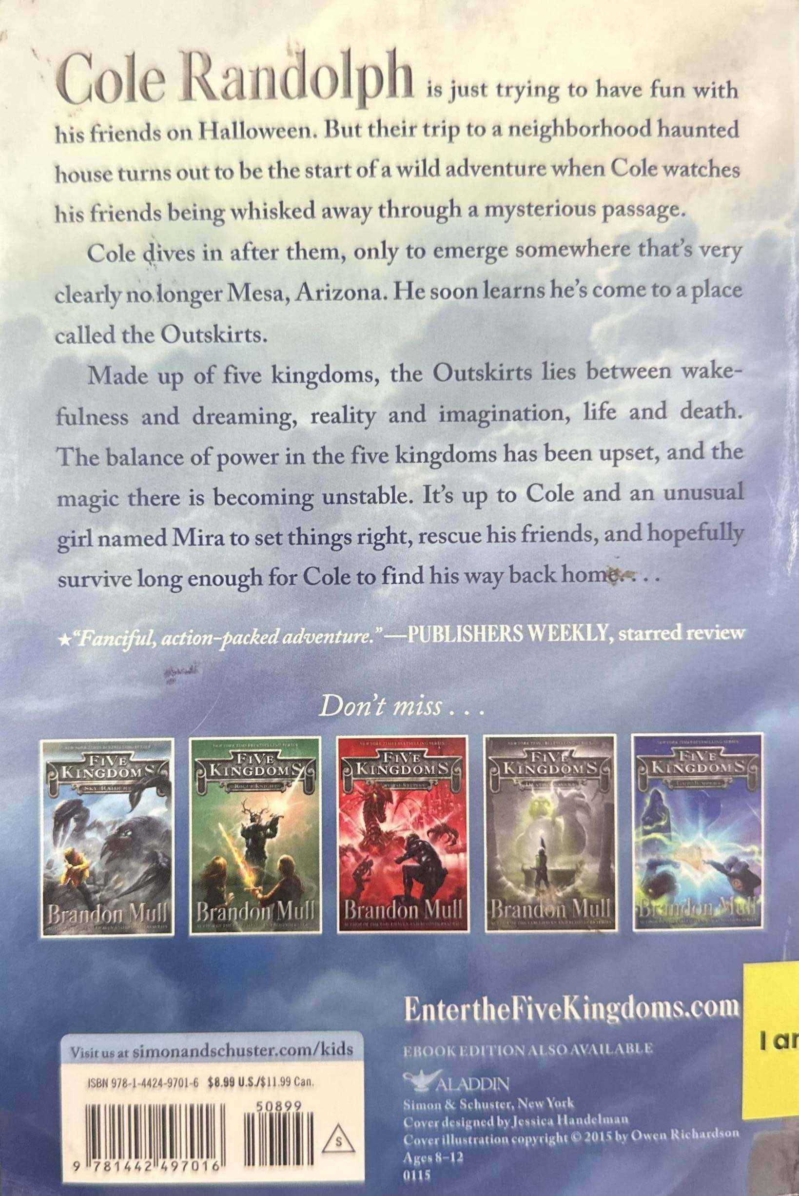 Five Kingdoms #1 Sky Raiders