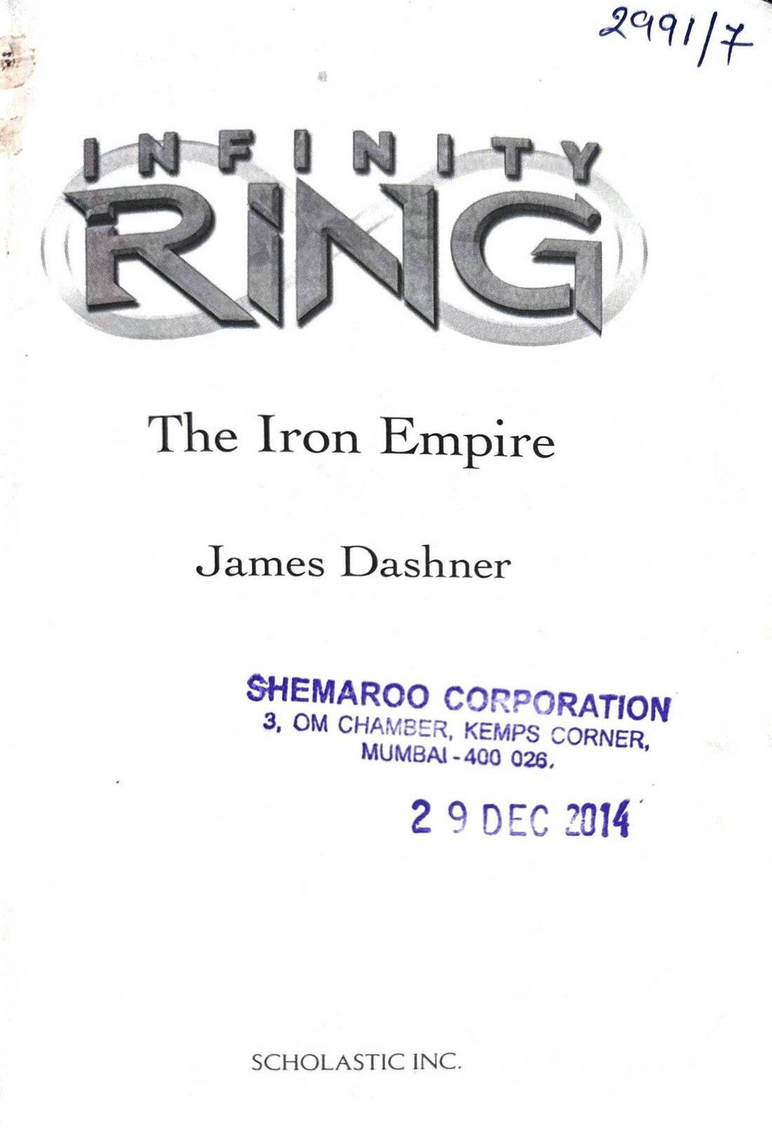 Infinity Ring #7 The Iron Empire