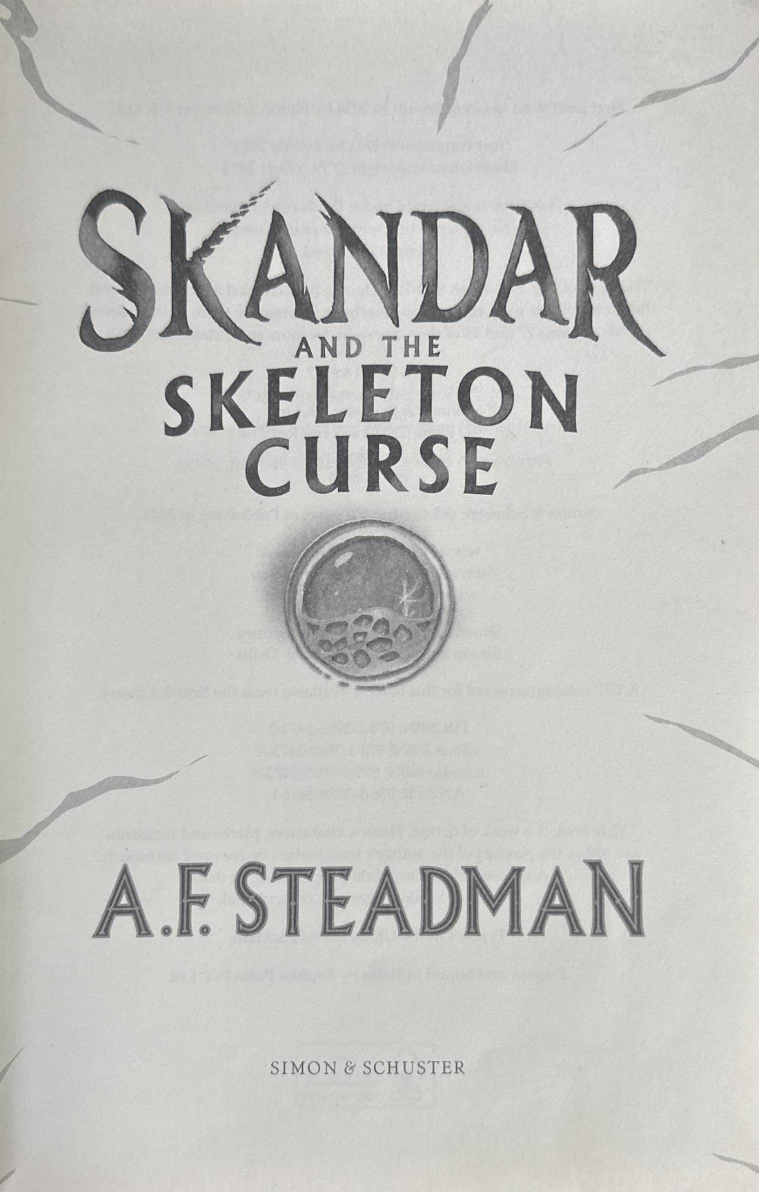 Skandar #4 Skandar and the Skeleton Curse