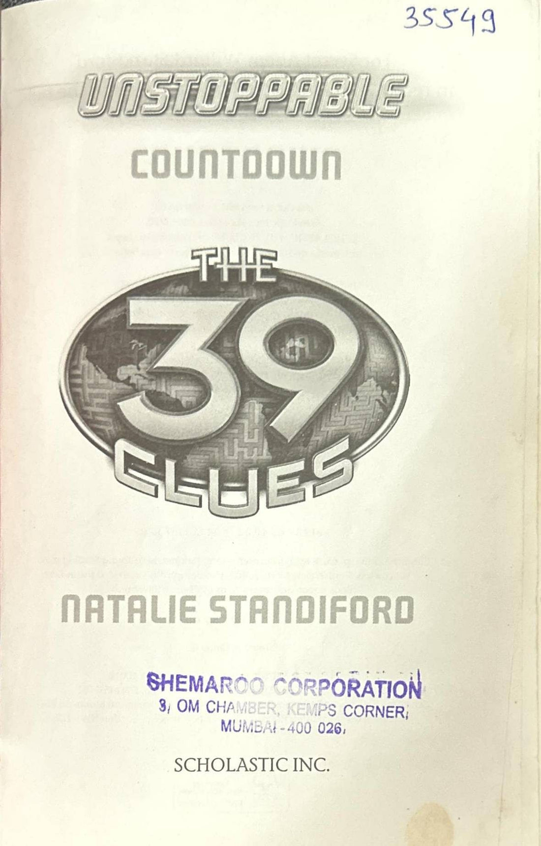 The 39 Clues Unstoppable #3 Countdown