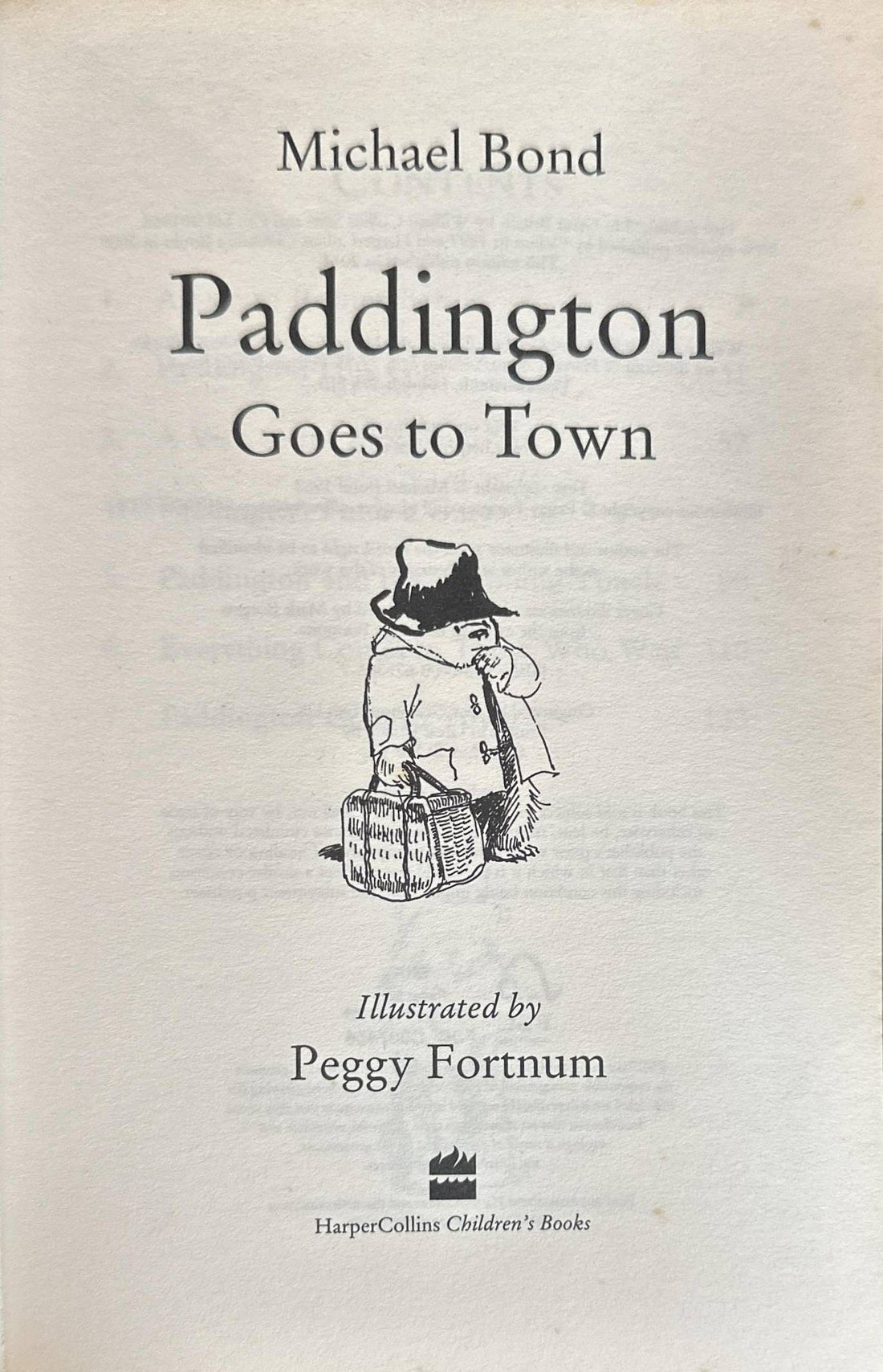 Paddington #8 Paddington Goes to Town