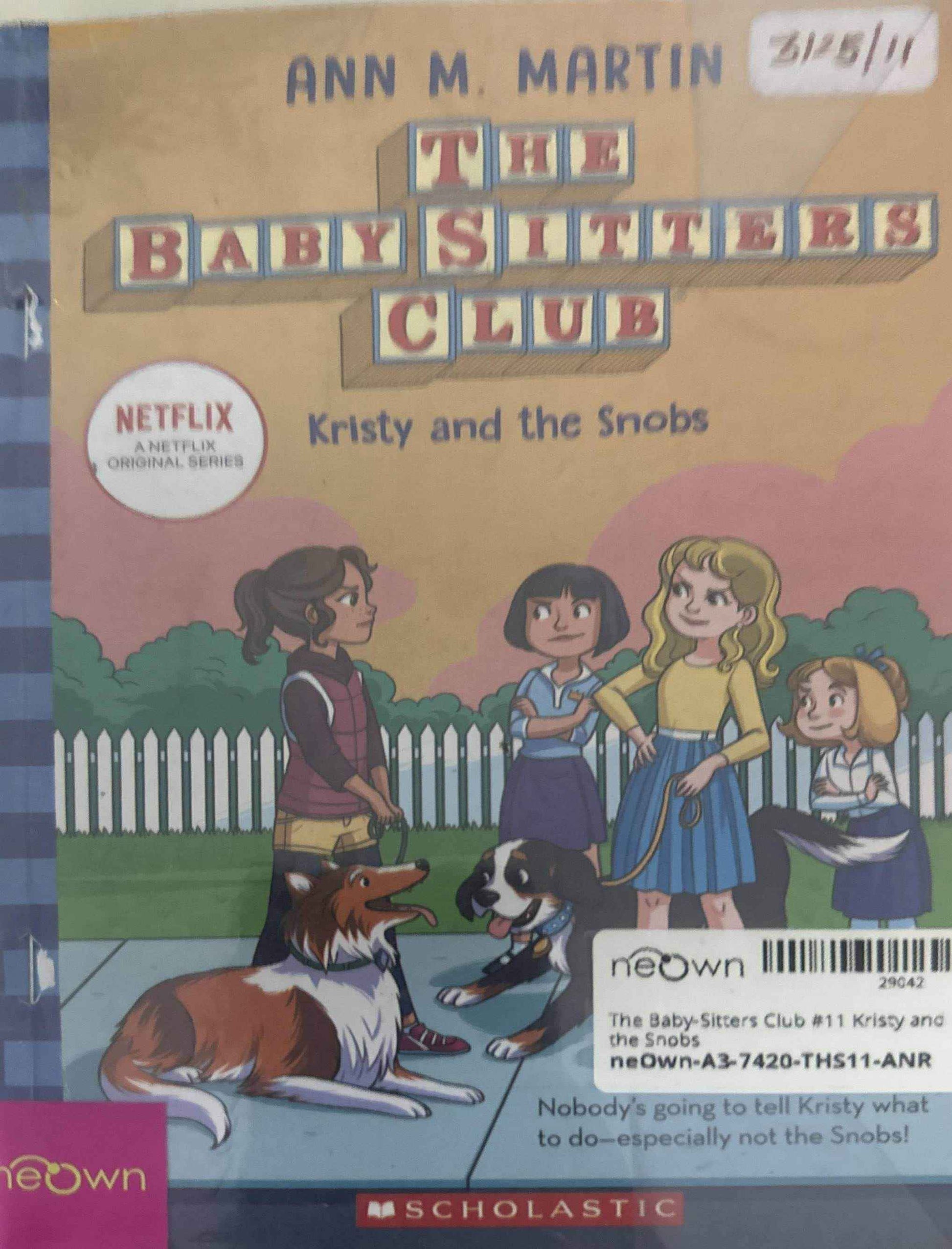 The Baby-Sitters Club #11 Kristy and the Snobs
