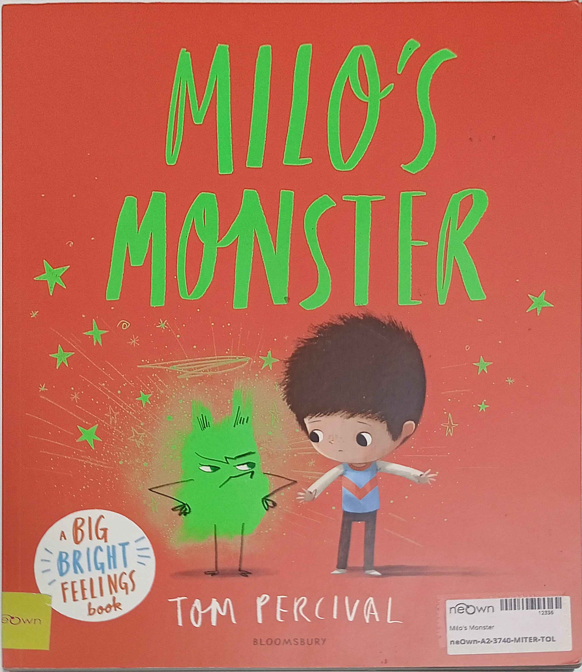 A Big Bright Feelings Book: Milo's Monster (Paperback)