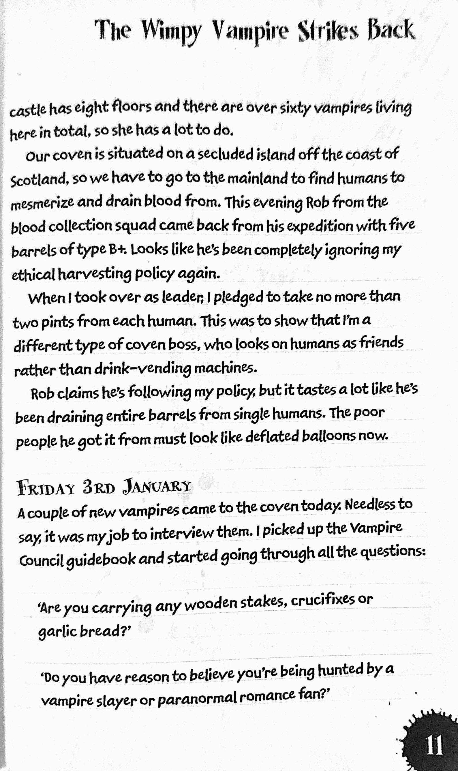 Wimpy Vampire #4 The Wimpy Vampire Strikes Back