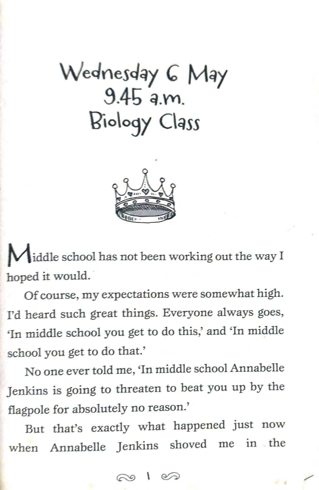 From the Notebooks of a Middle-School Princess #1 From the Notebooks of a Middle-School Princess