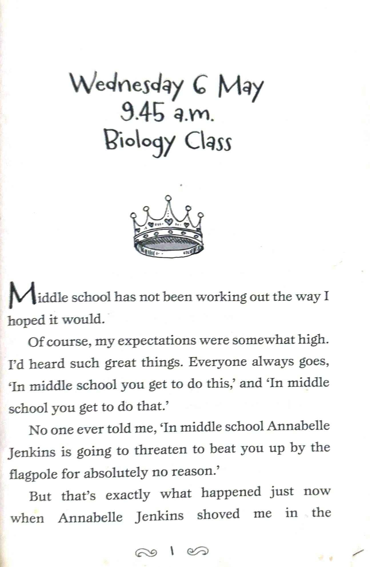 From the Notebooks of a Middle-School Princess #1 From the Notebooks of a Middle-School Princess