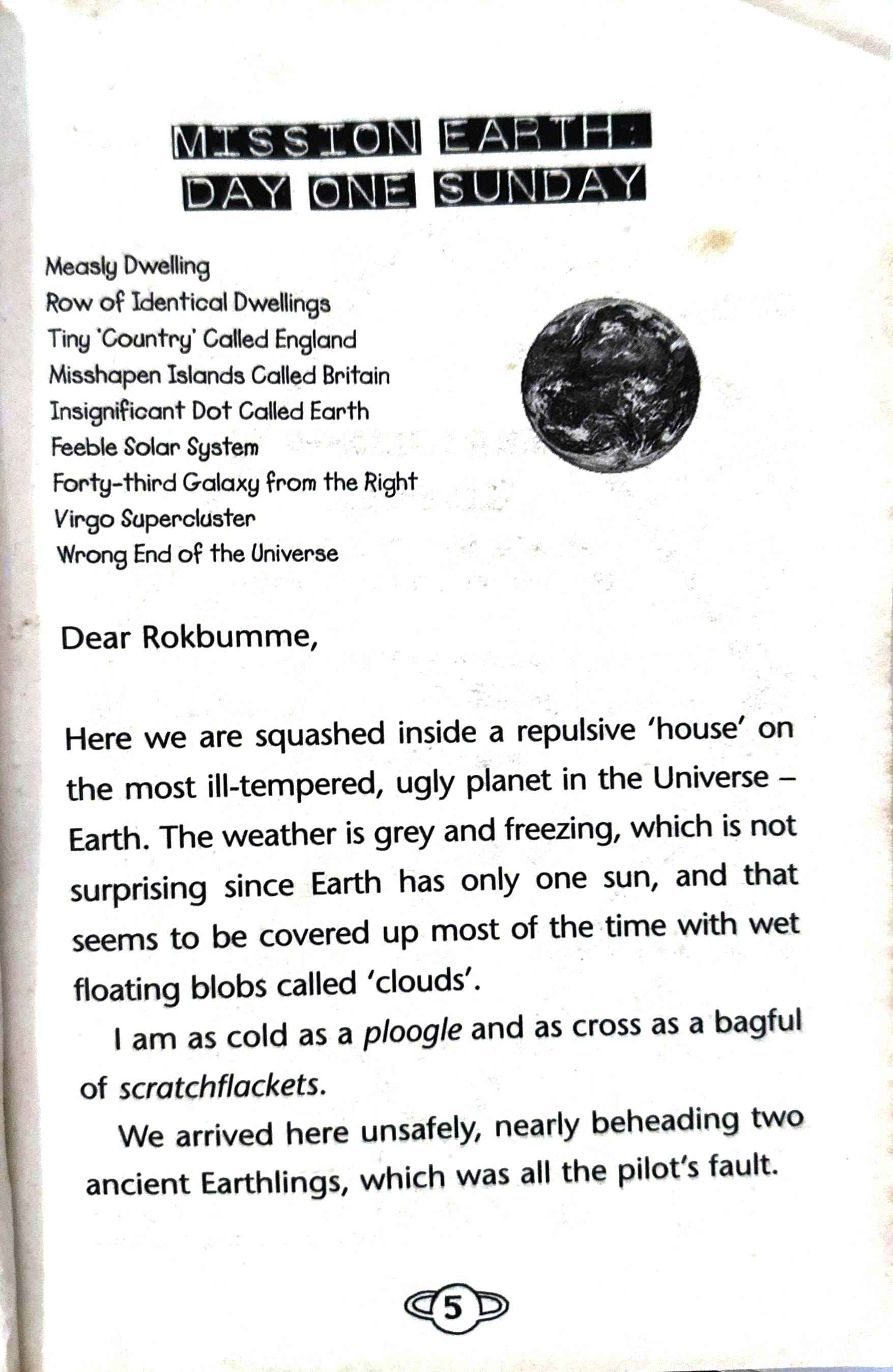 Letters From an Alien Schoolboy
