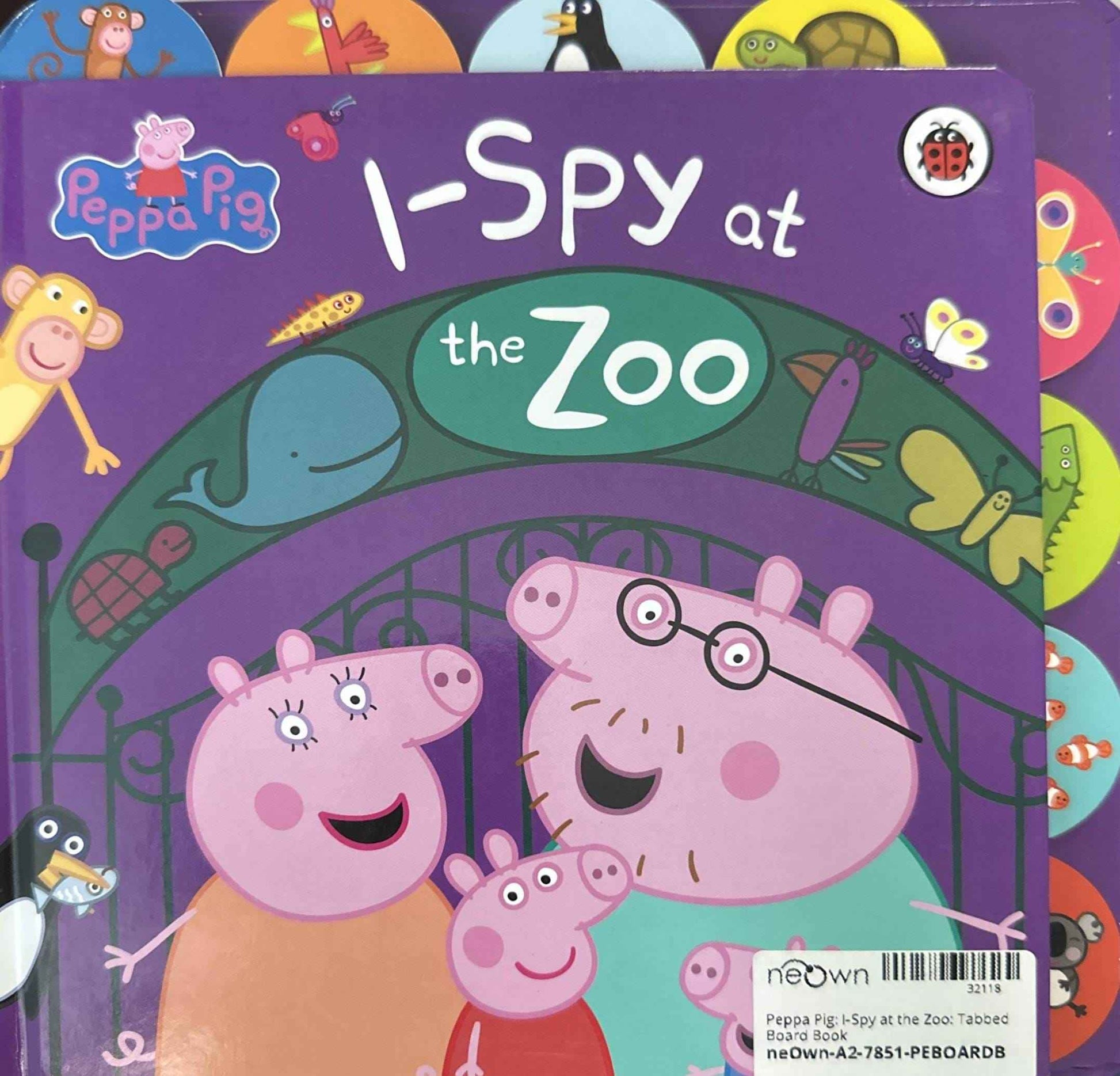 Peppa Pig: I-Spy at the Zoo: Tabbed Board Book