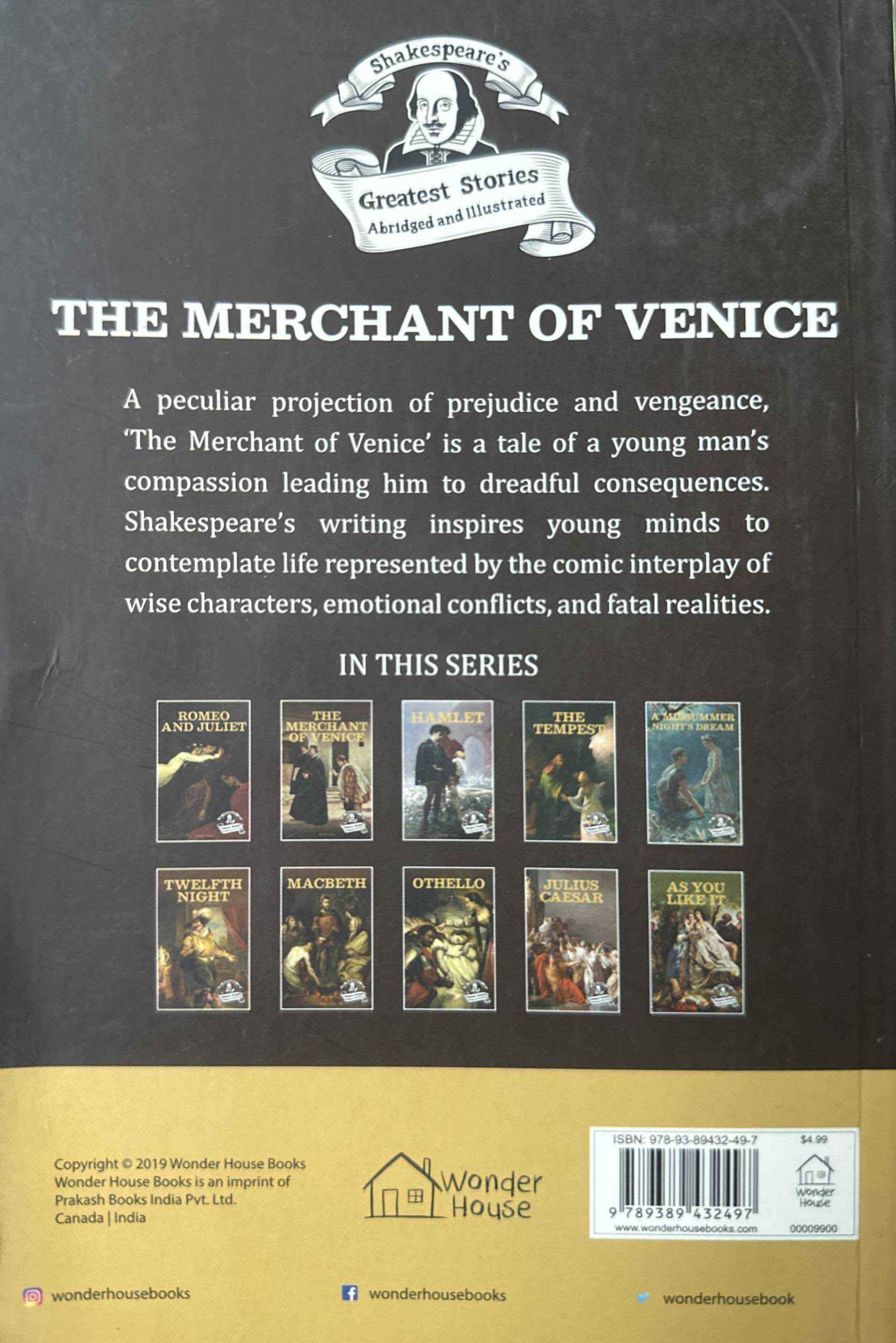 The Merchant of Venice (Shakespeare's Greatest Stories Abridged and Illustrated)