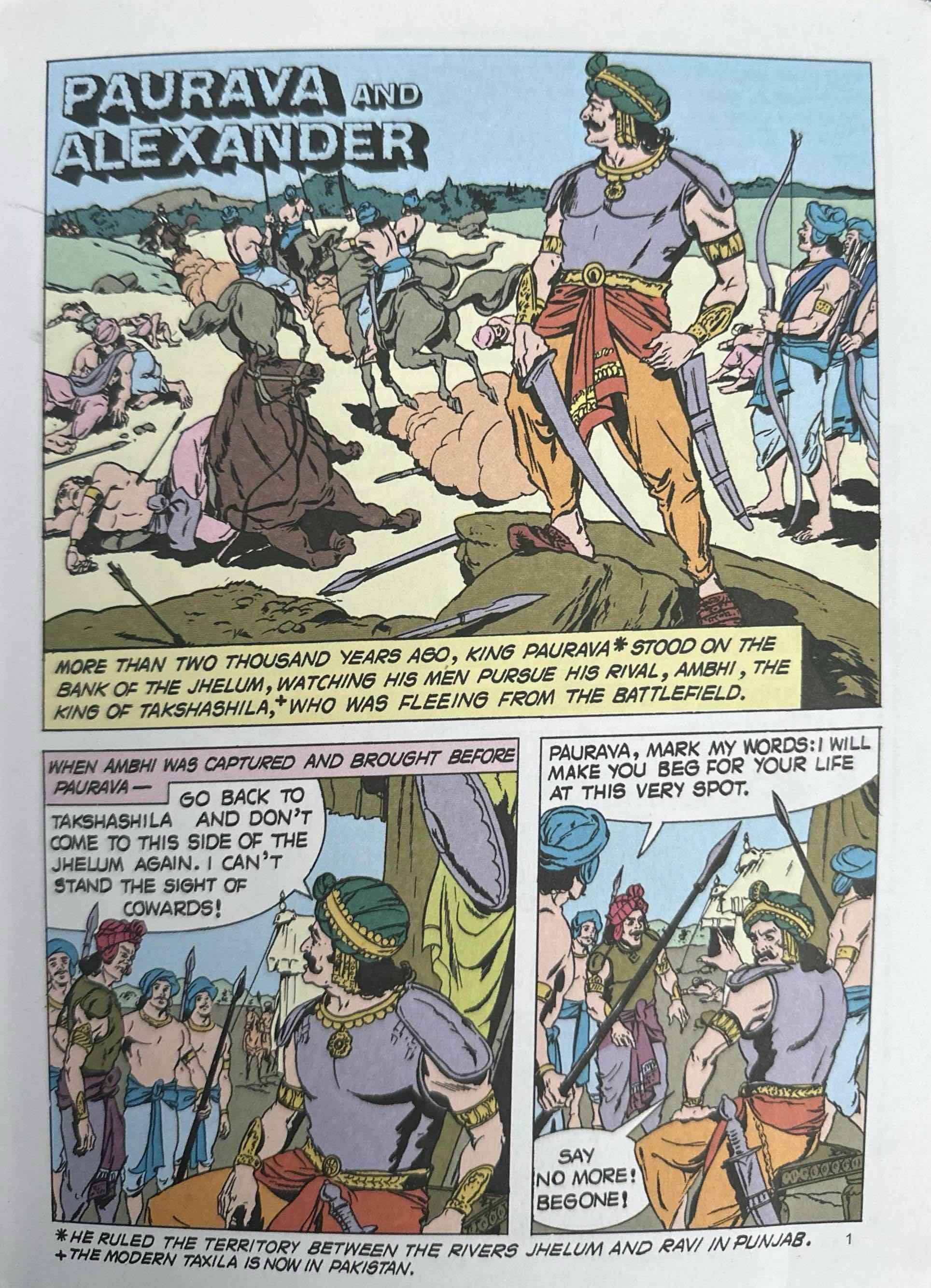 Amar Chitra Katha: Paurava And Alexander