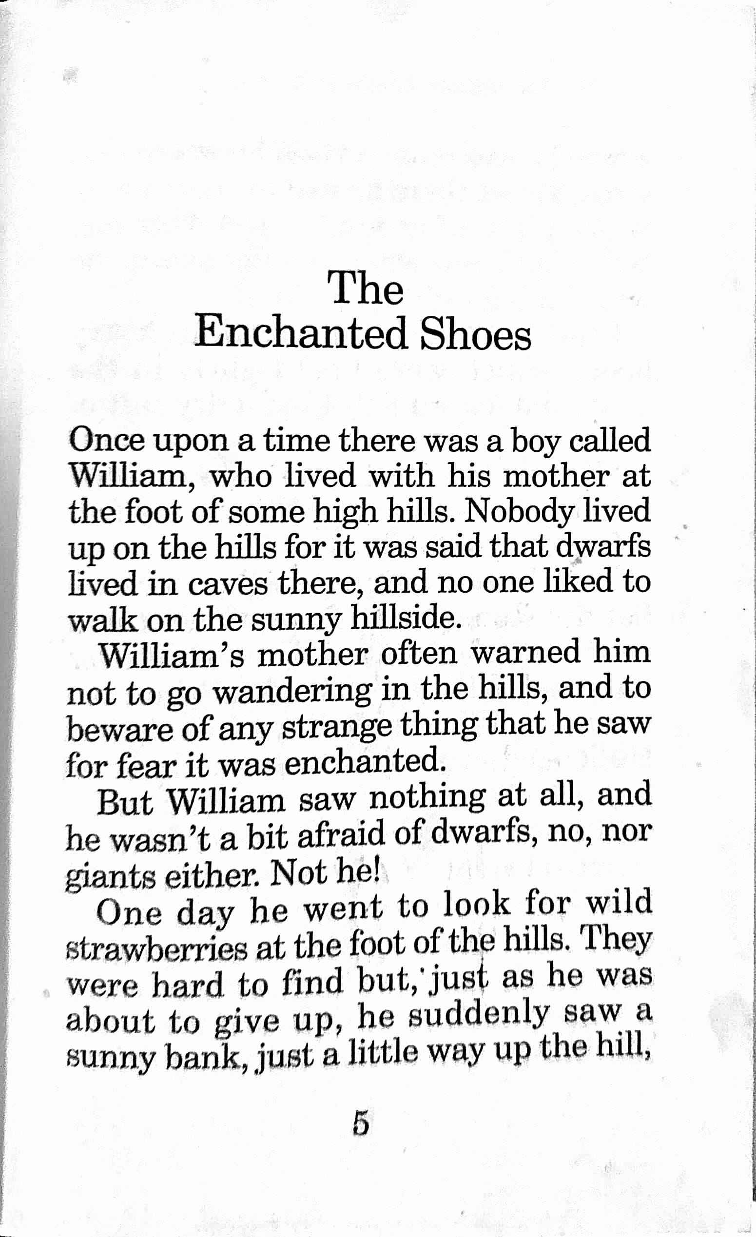 The Enchanted Shoes and Other Stories