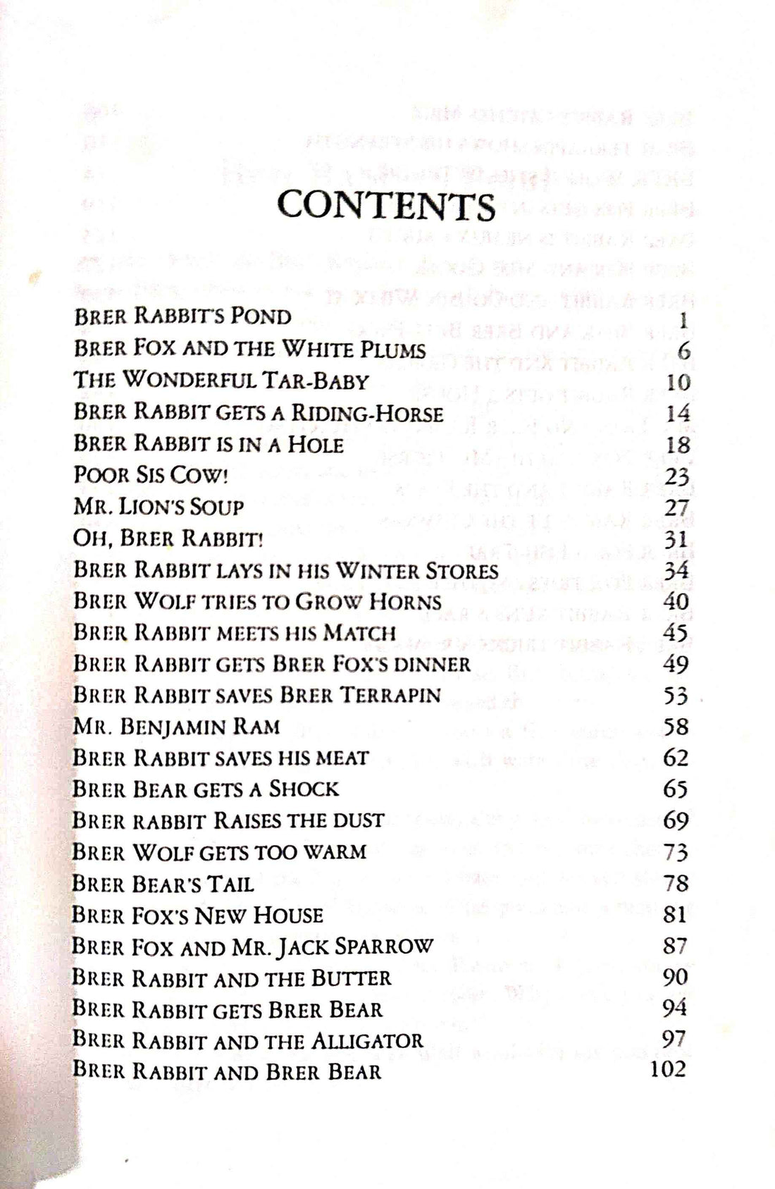 Brer Rabbit: The Brer Rabbit Book
