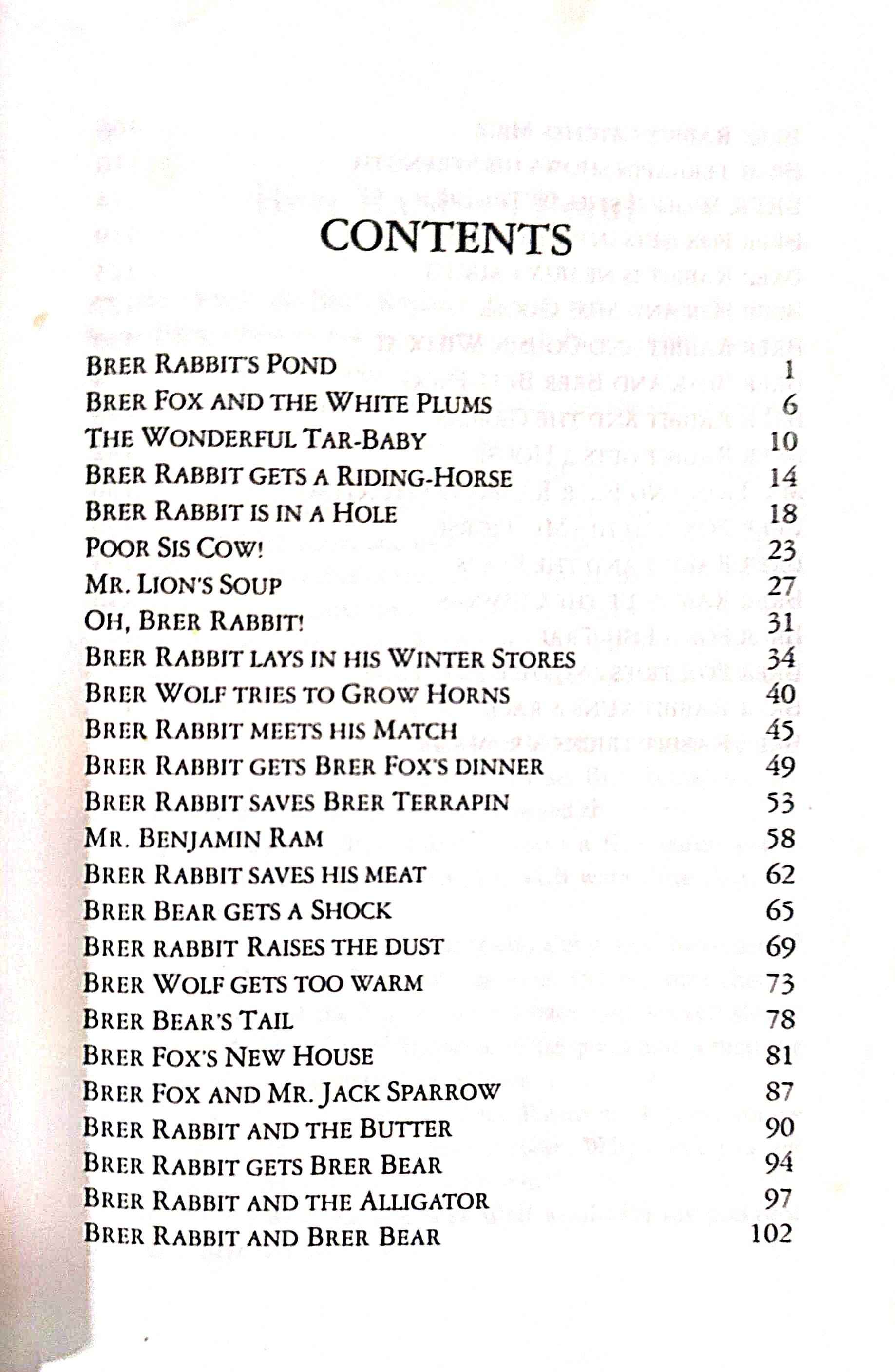Brer Rabbit: The Brer Rabbit Book