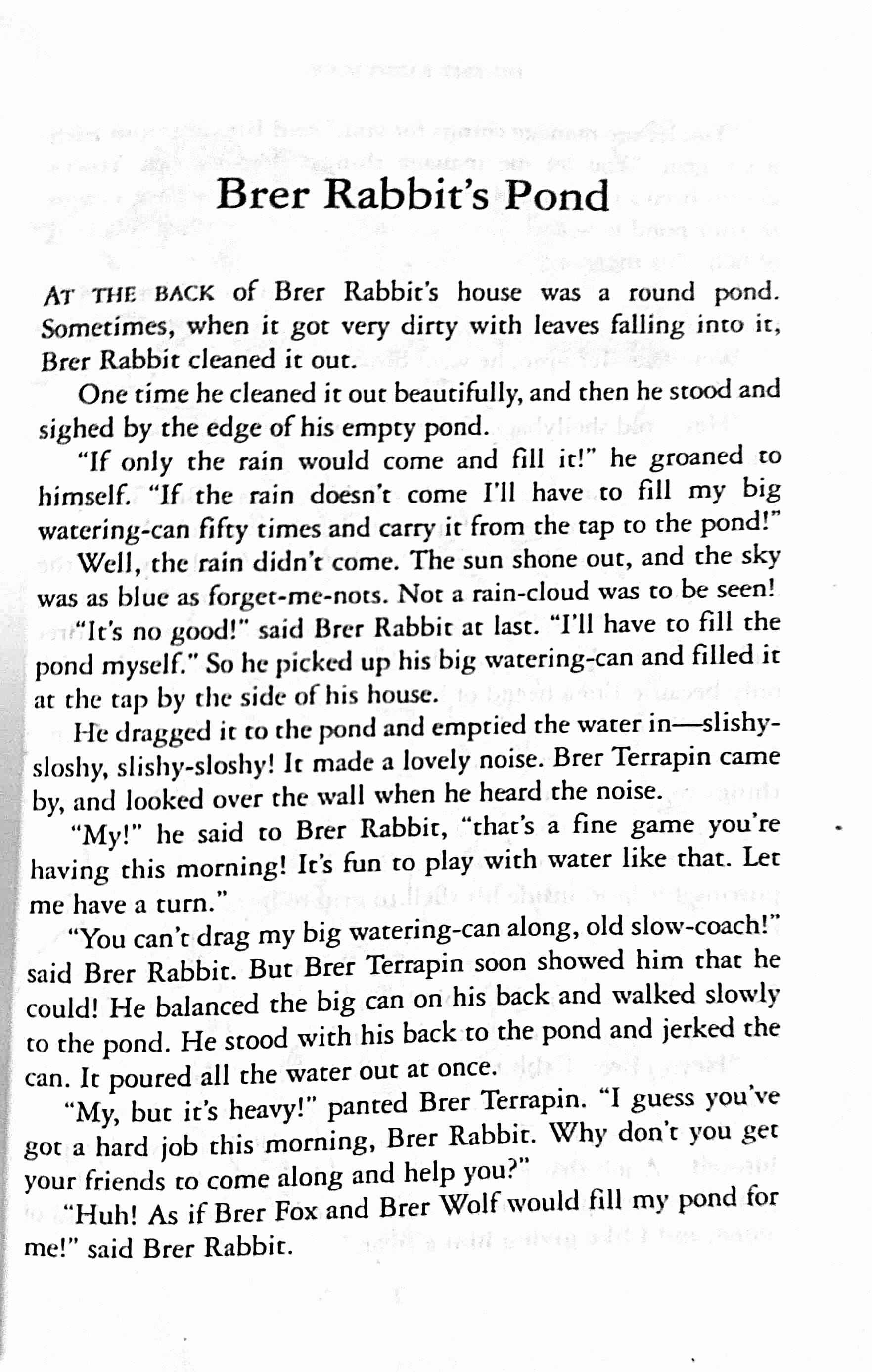 Brer Rabbit: The Brer Rabbit Book