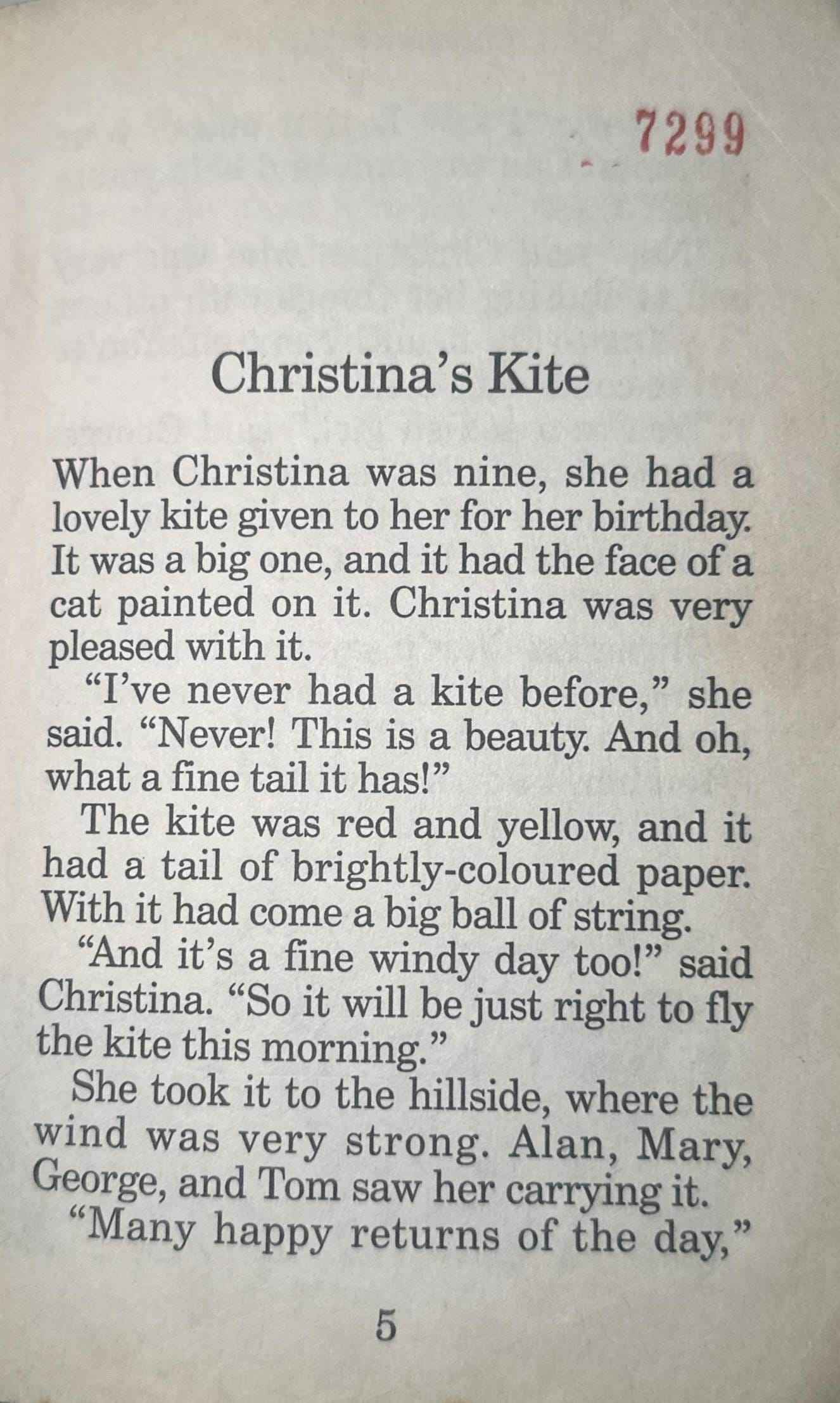Popular Rewards: Christina's Kite and Other Stories
