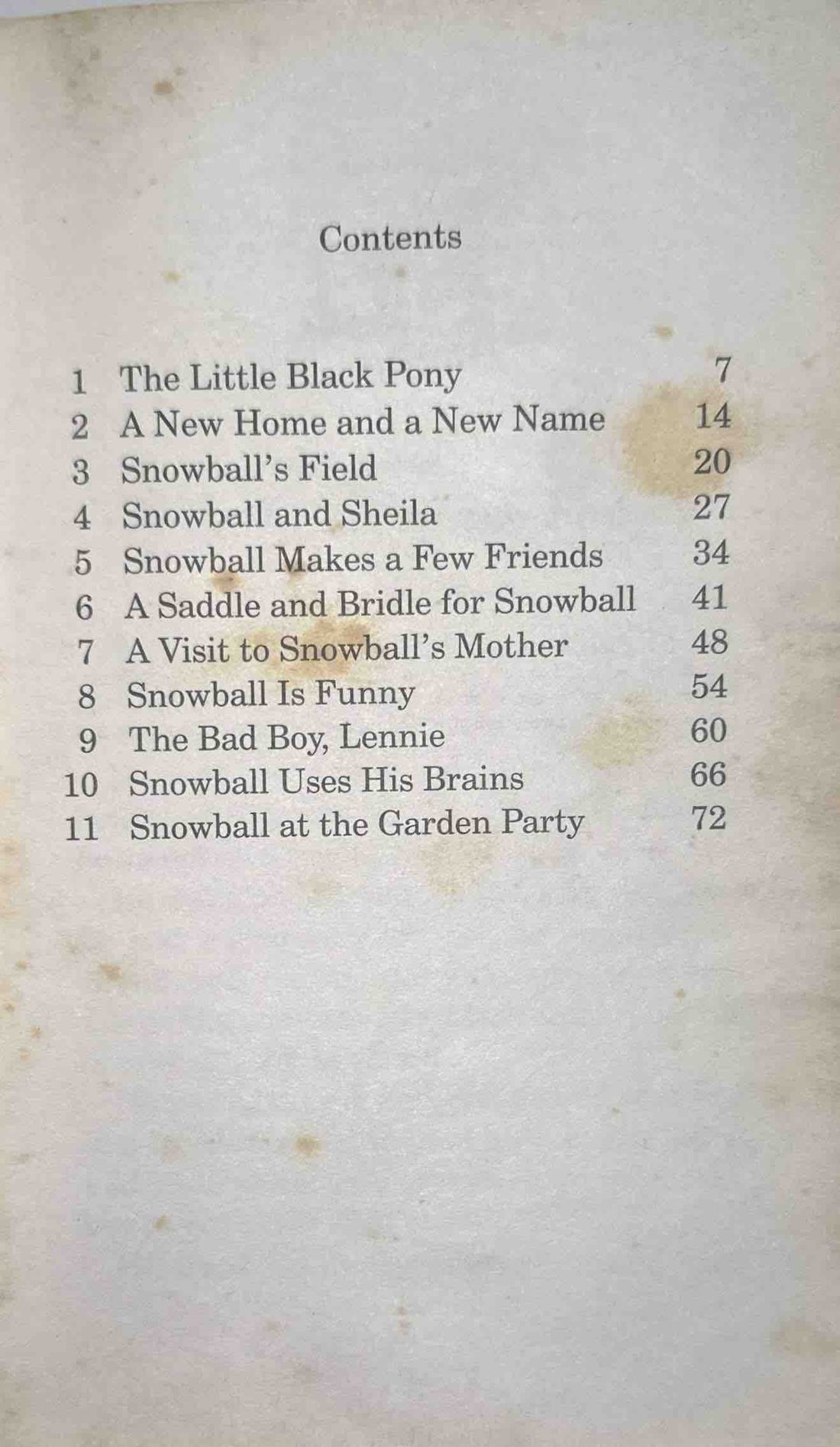 Happy Days: Snowball the Pony