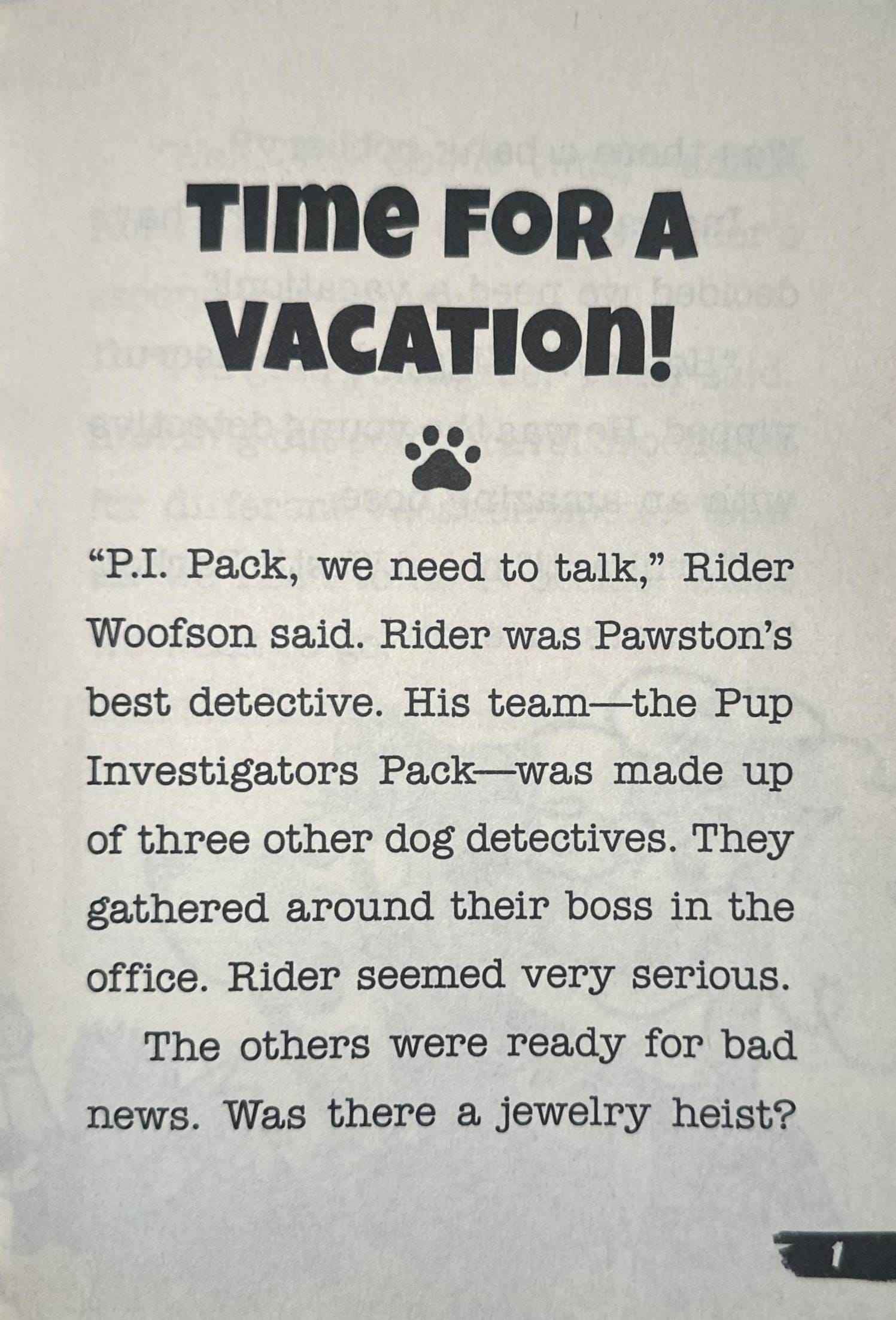 Rider Woofson #9 Mystery Mountain Getaway