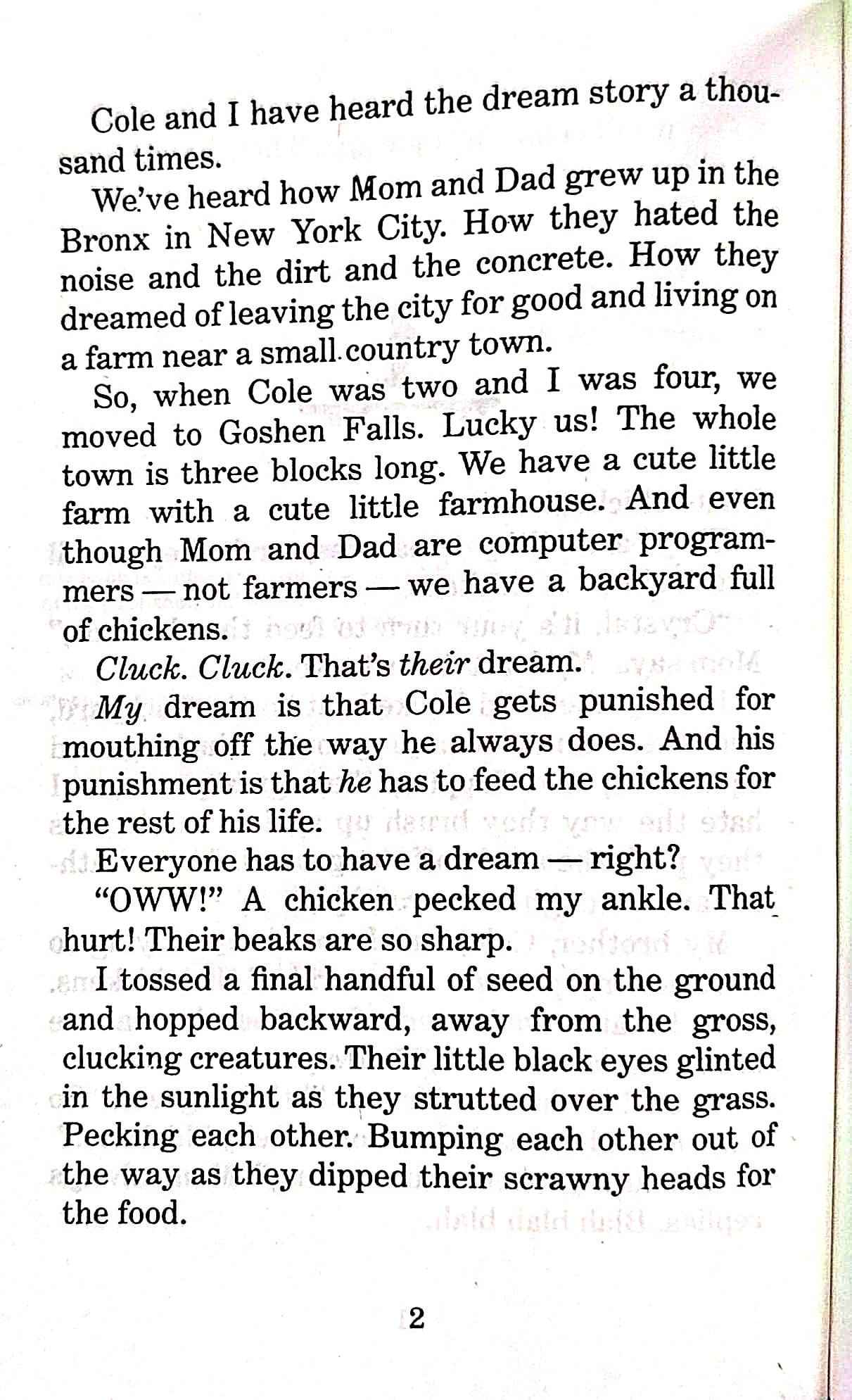 Goosebumps #53 Chicken Chicken