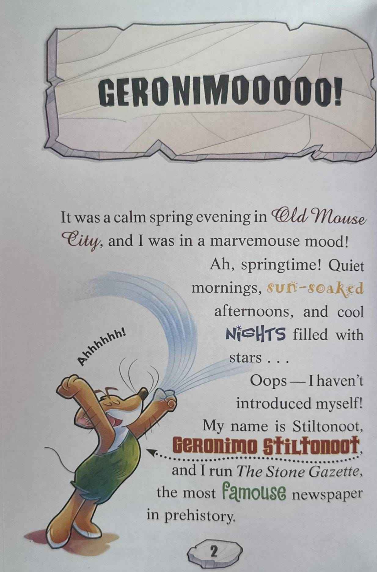 Geronimo Stilton Cavemice #12 Paws Off the Pearl!