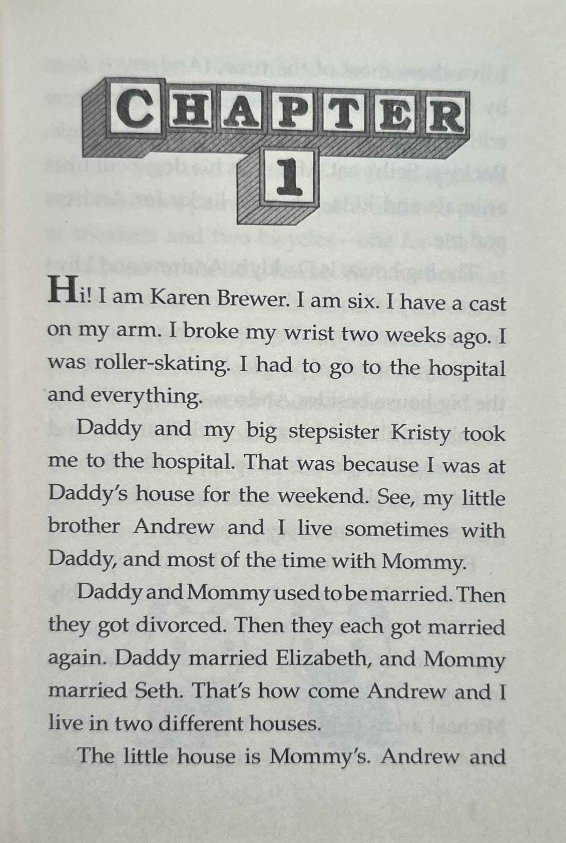 Baby-Sitters Little Sister #3 Karen's Worst Day