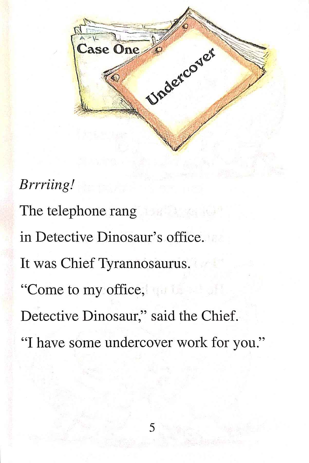I Can Read! Level 2: Detective Dinosaur Undercover
