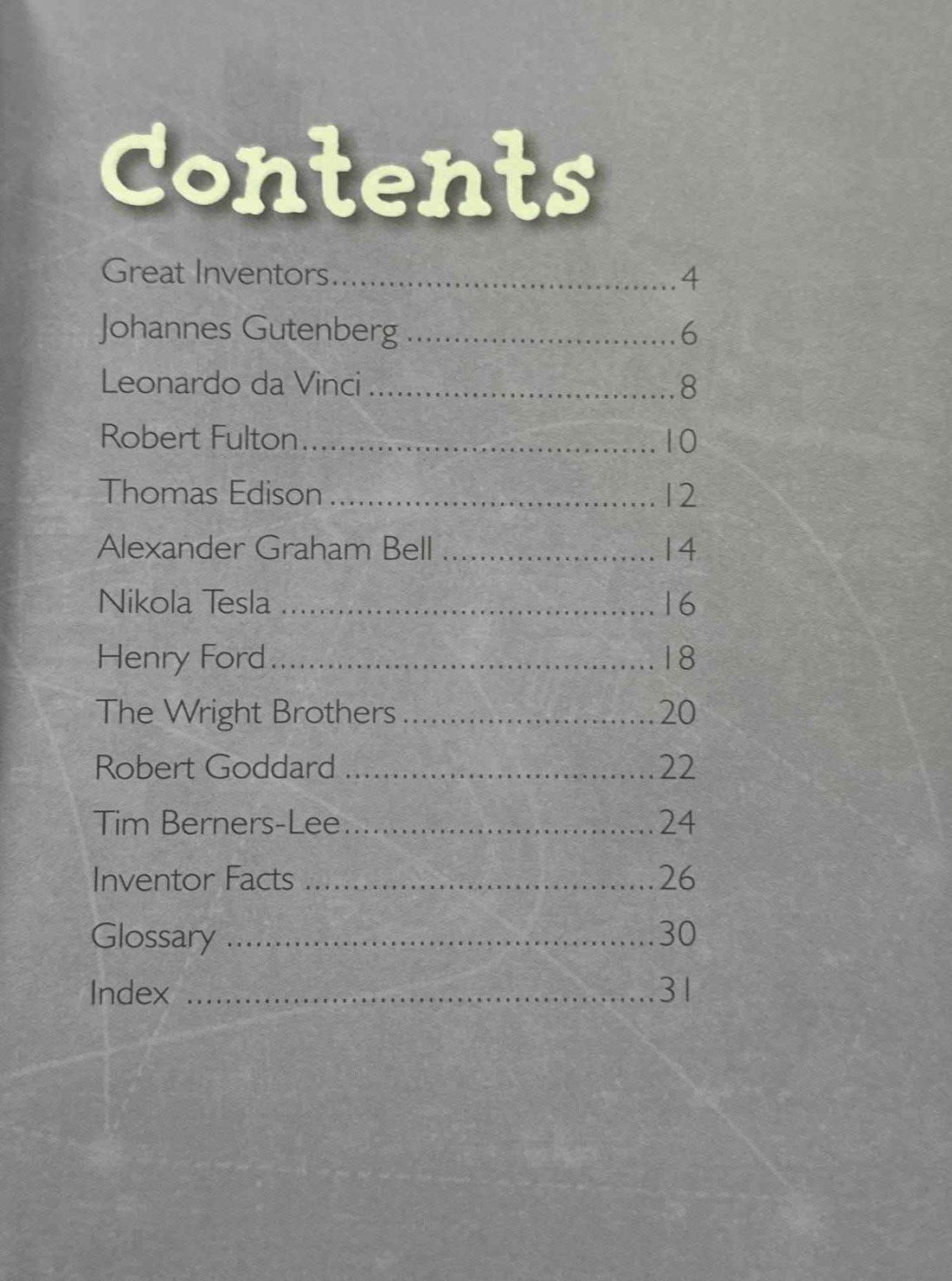 Great Inventors (Introduction to History)
