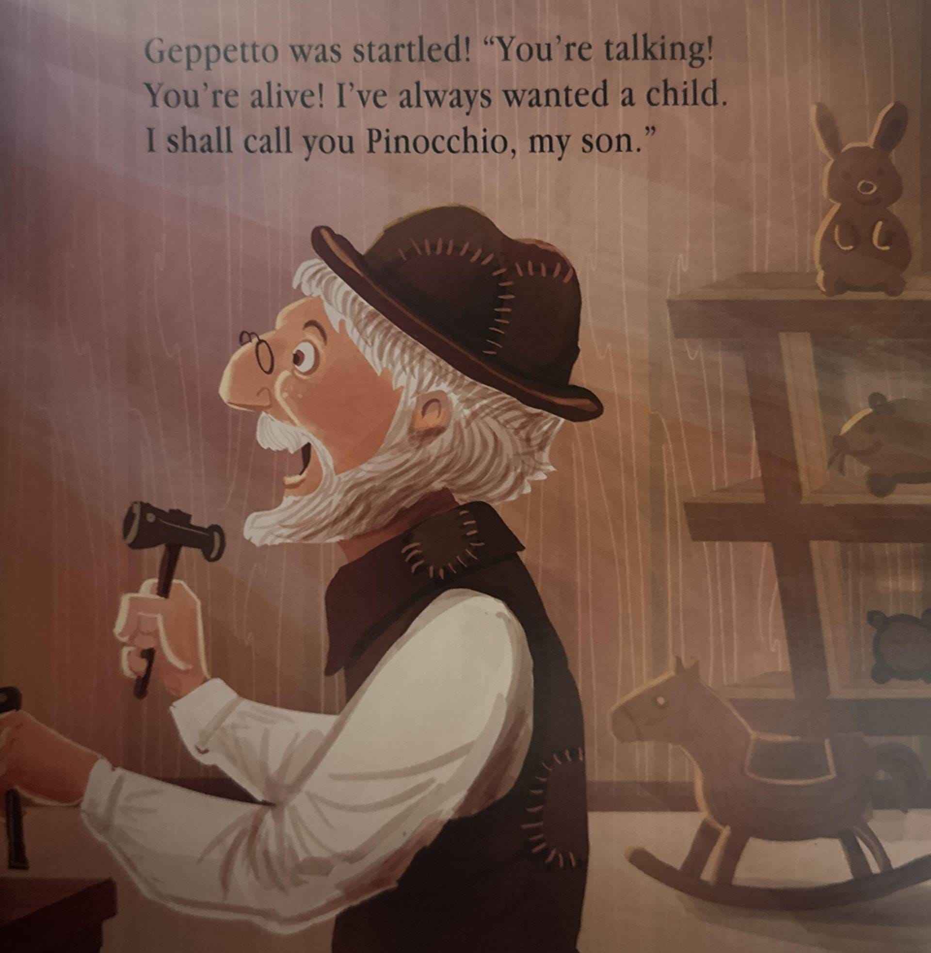 My First 5 Minutes Fairy Tales: Pinocchio (Paperback)