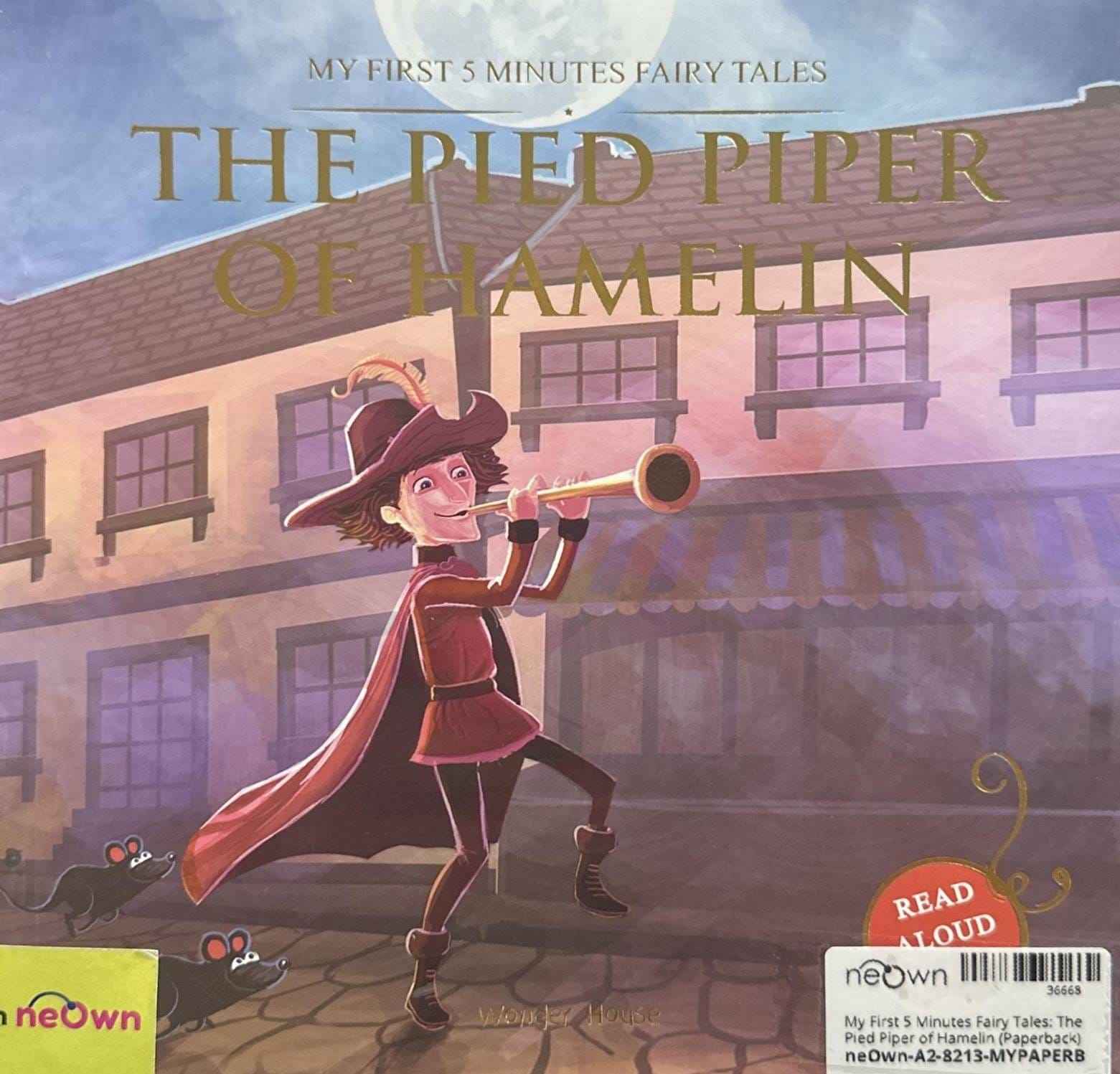 My First 5 Minutes Fairy Tales: The Pied Piper of Hamelin (Paperback)