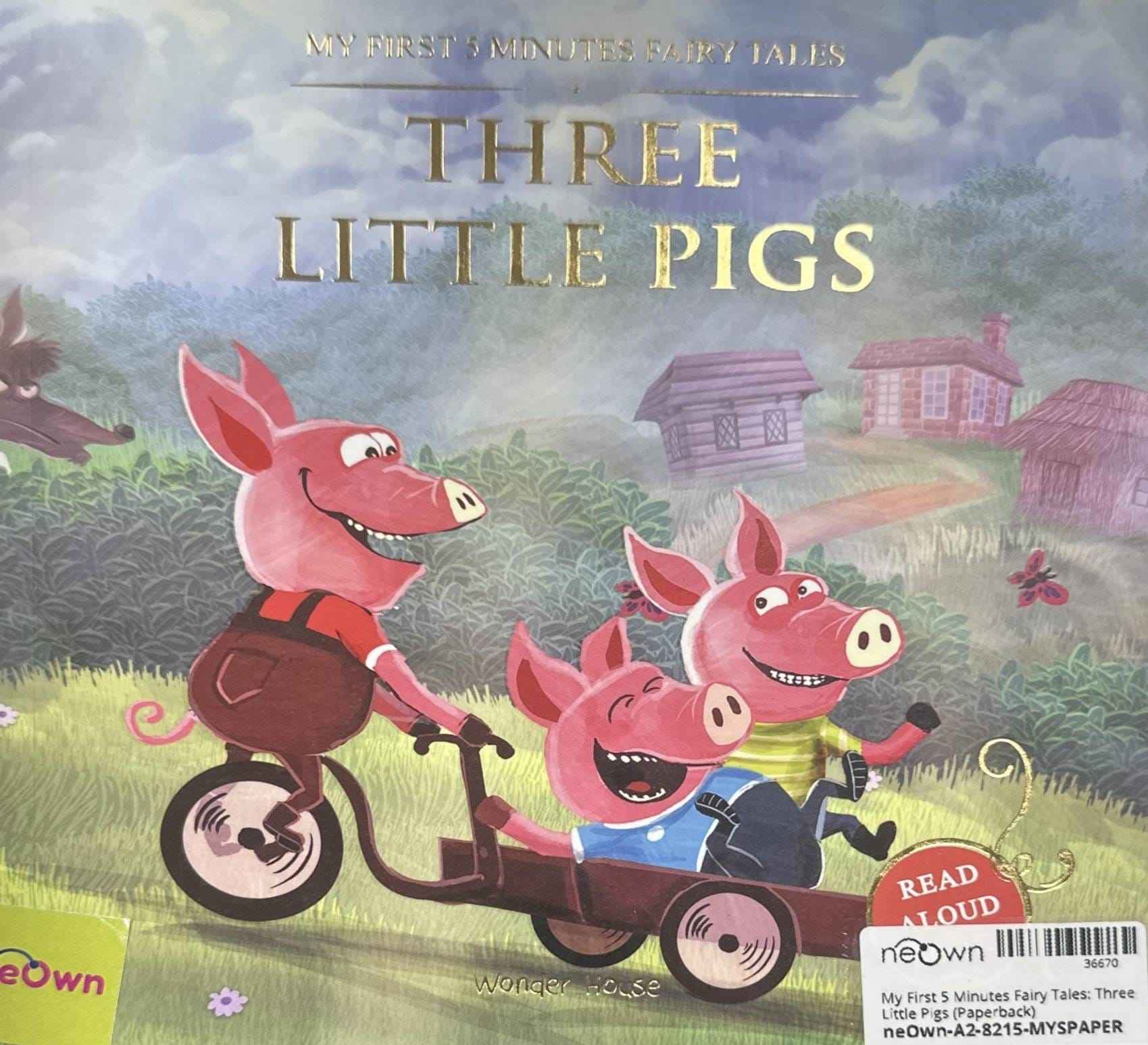 My First 5 Minutes Fairy Tales: Three Little Pigs (Paperback)