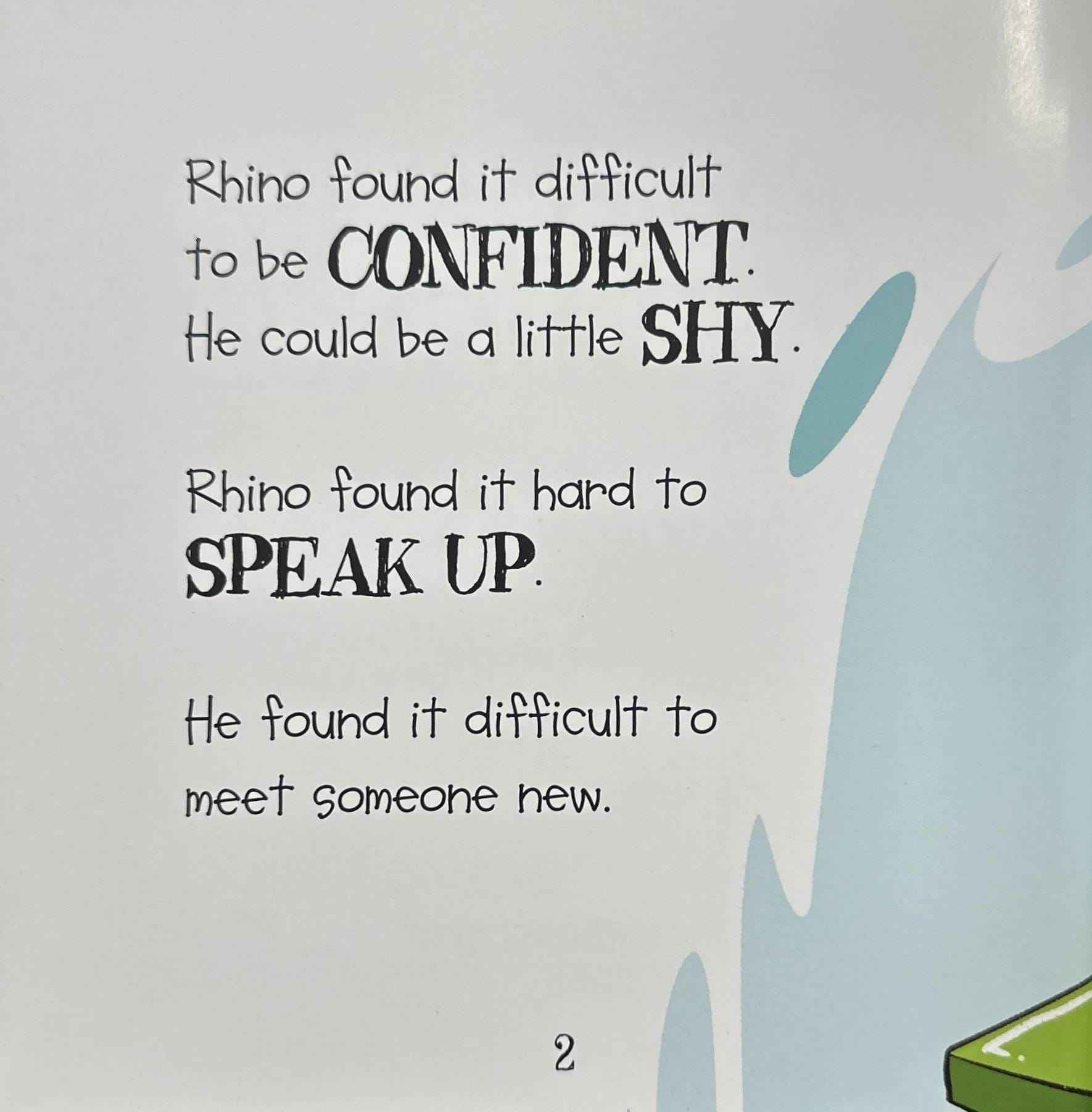 My Behaviour and Emotions: Encouraging Confidence: Learning to not be Shy