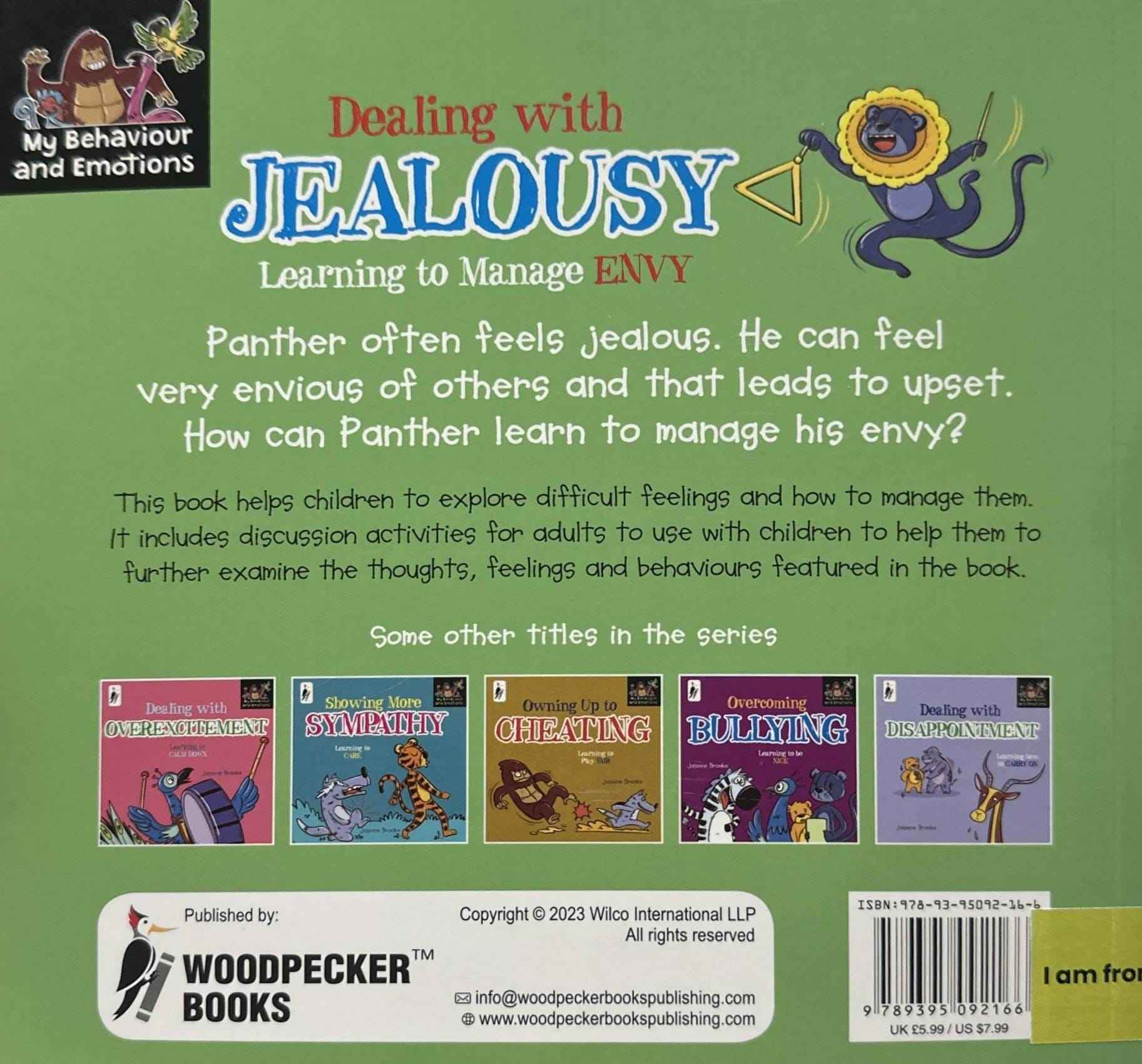 My Behaviour and Emotions: Dealing with Jealousy: Learning to Manage Envy