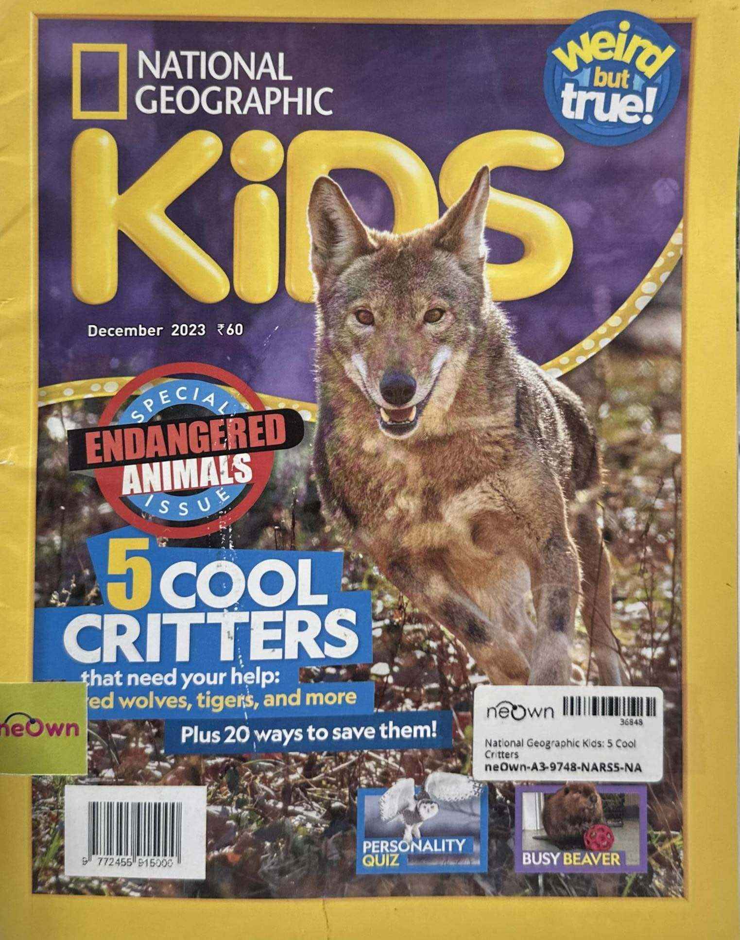 National Geographic Kids: 5 Cool Critters