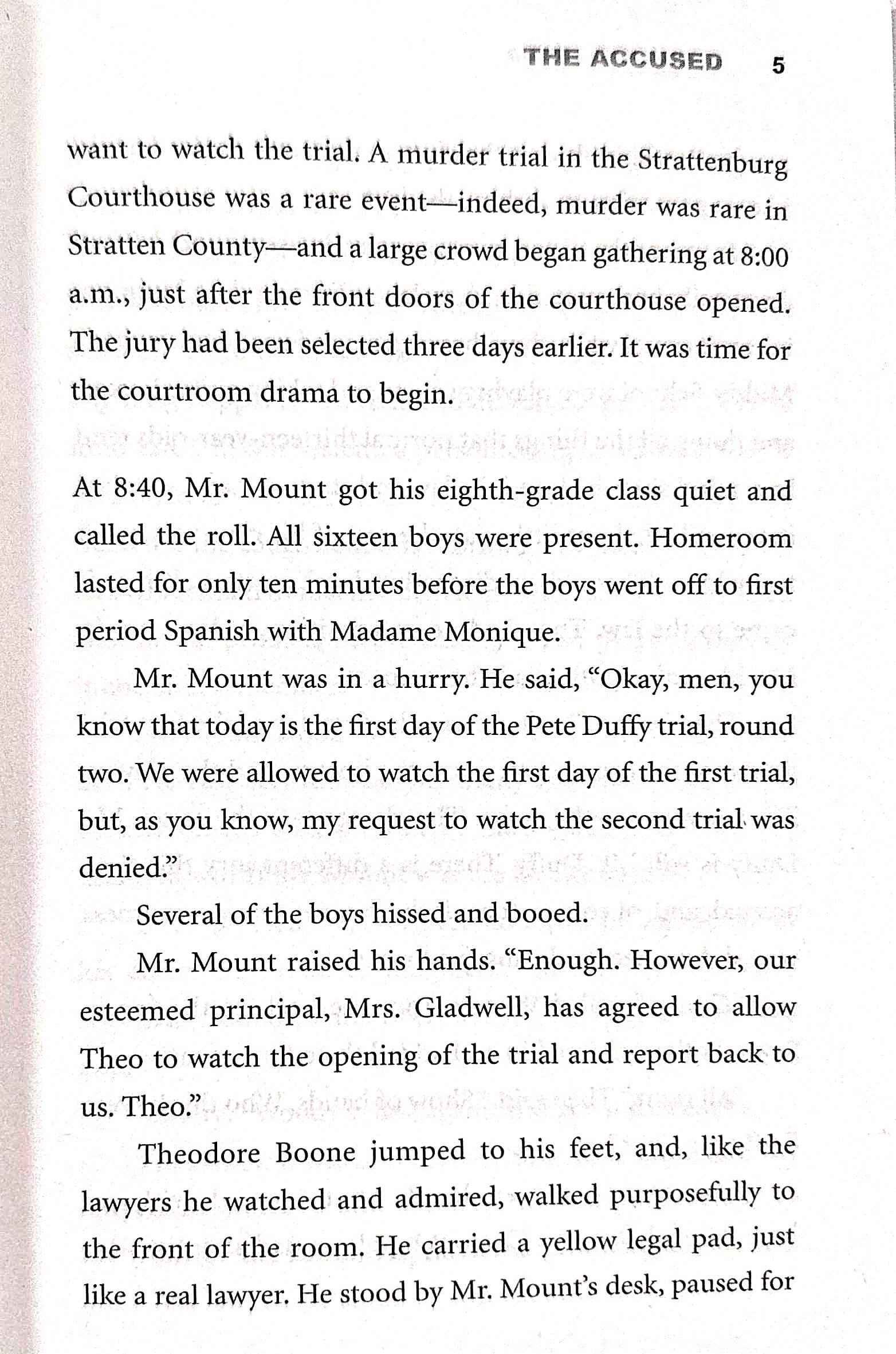 Theodore Boone #3 The Accused