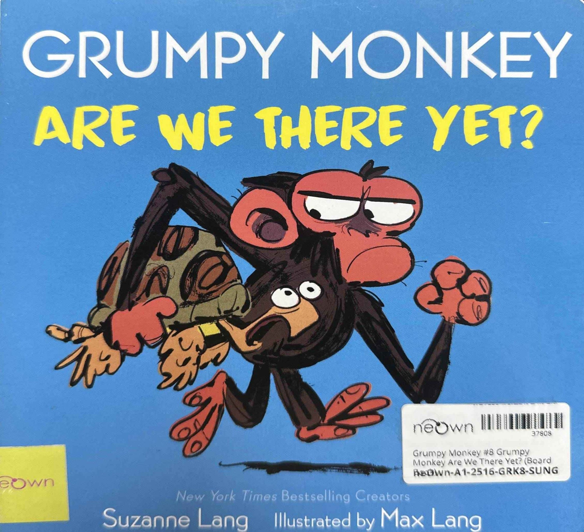 Grumpy Monkey #8 Grumpy Monkey Are We There Yet? (Board Book)