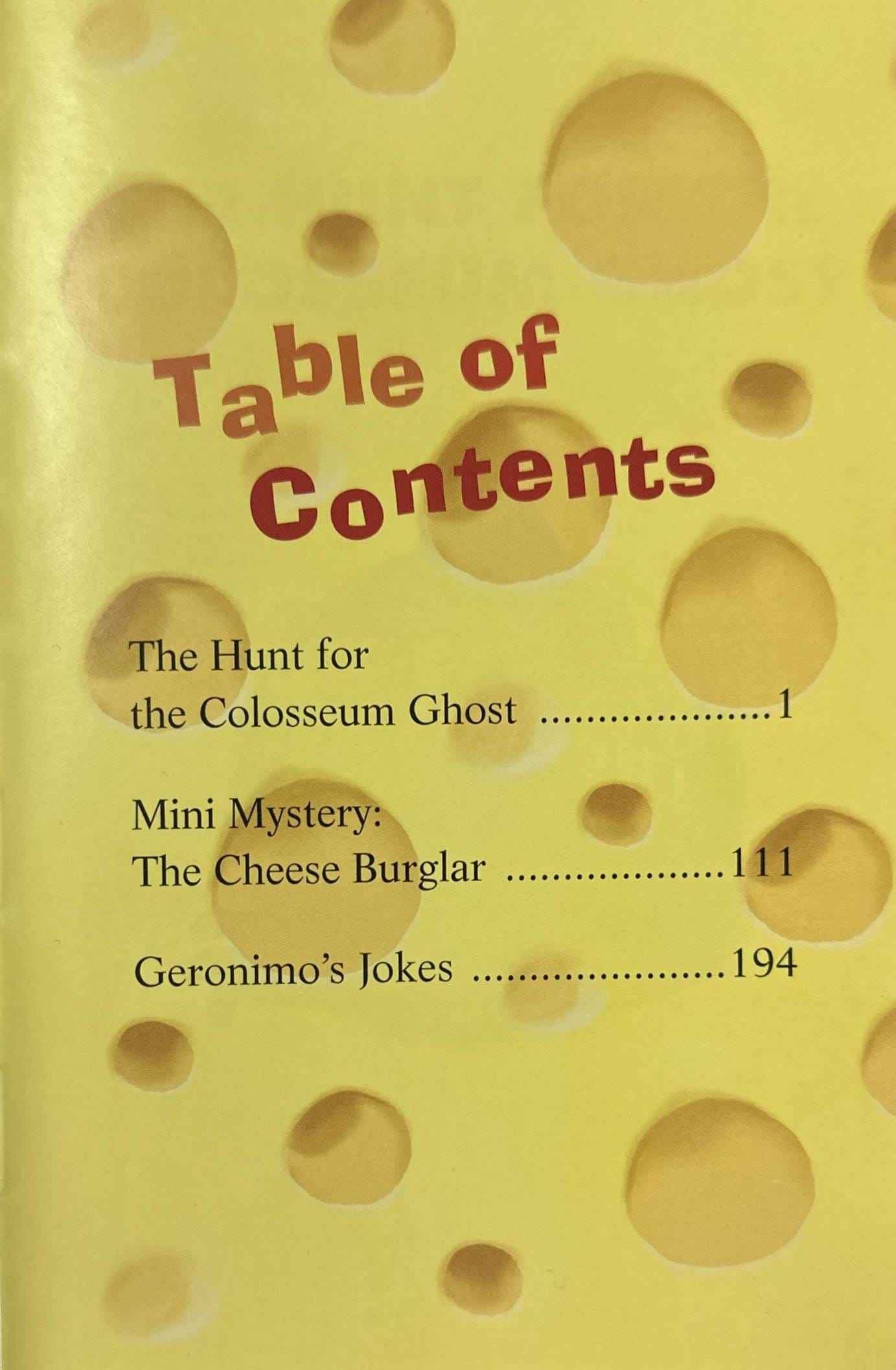 Geronimo Stilton Special Edition #9 The Hunt for the Colosseum Ghost
