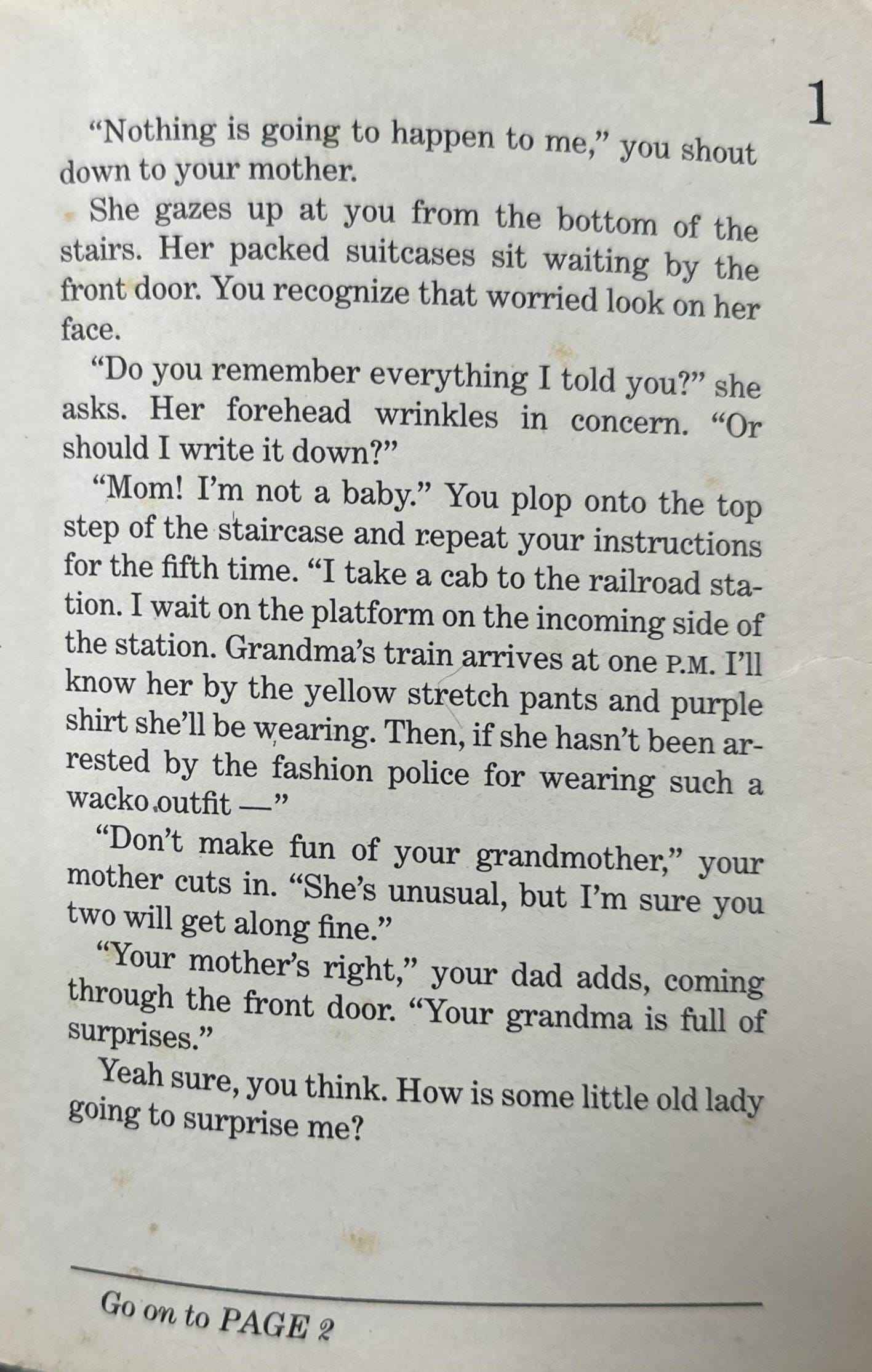Give Yourself Goosebumps #16 Secret Agent Grandma