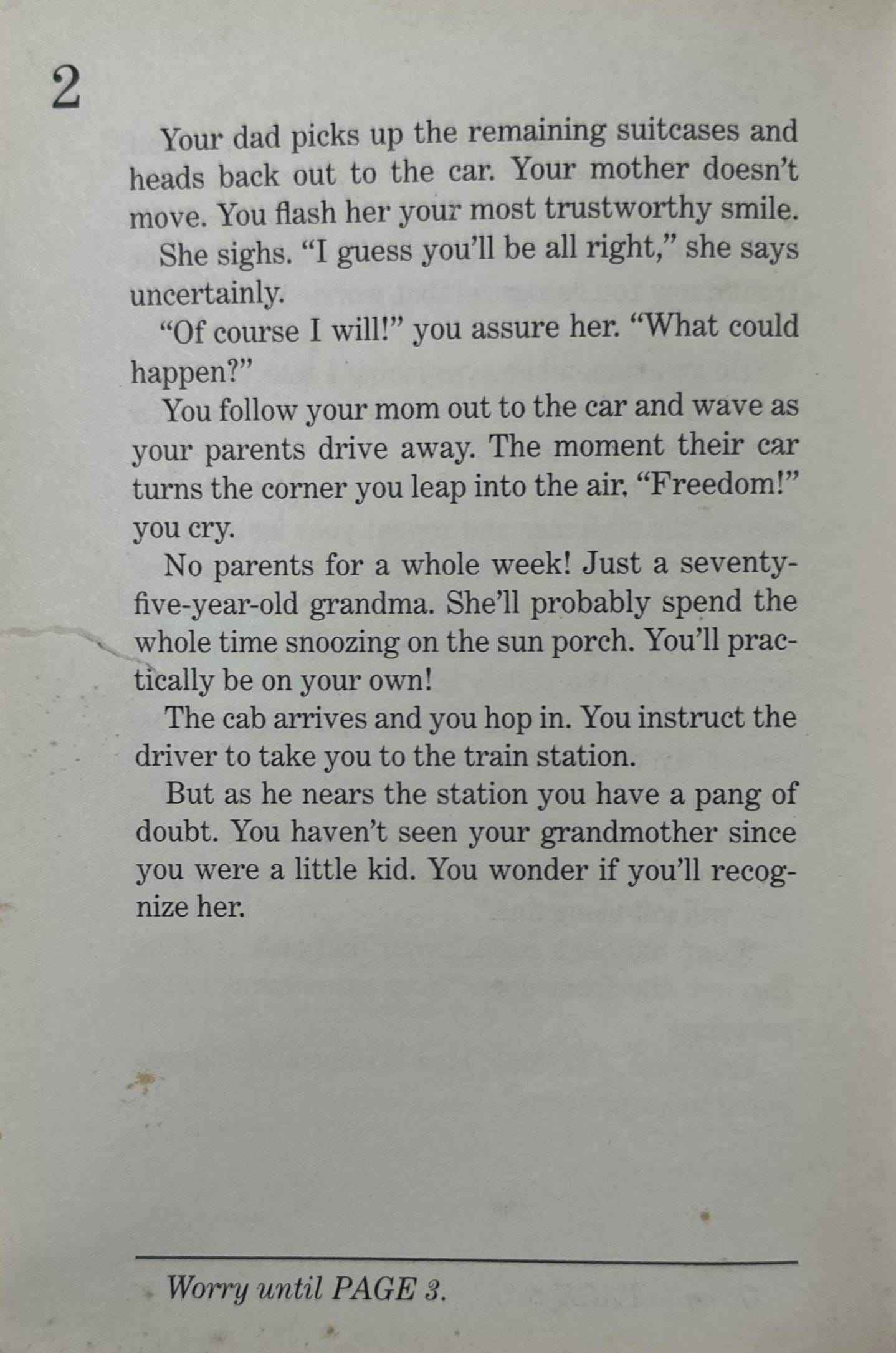 Give Yourself Goosebumps #16 Secret Agent Grandma