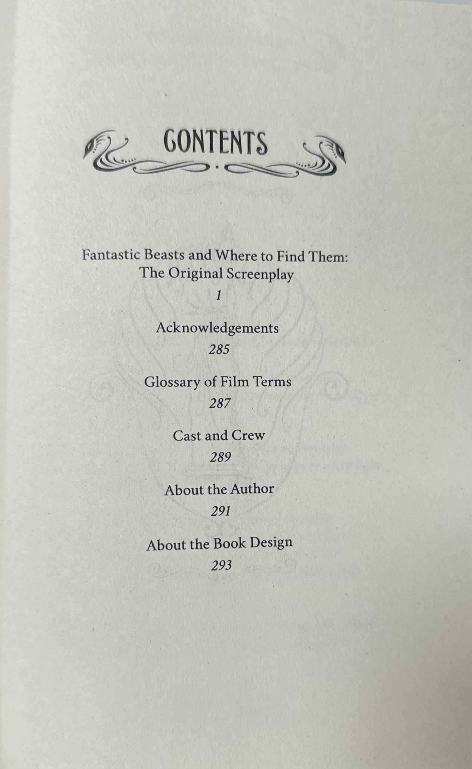 Fantastic Beasts: The Original Screenplay #1 Fantastic Beasts and Where to Find Them: The Original Screenplay