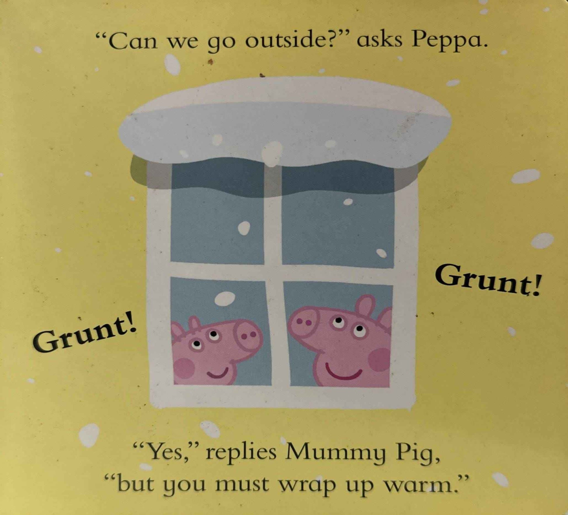 Peppa Pig: Peppa's Snowy Fun! (Board Book)